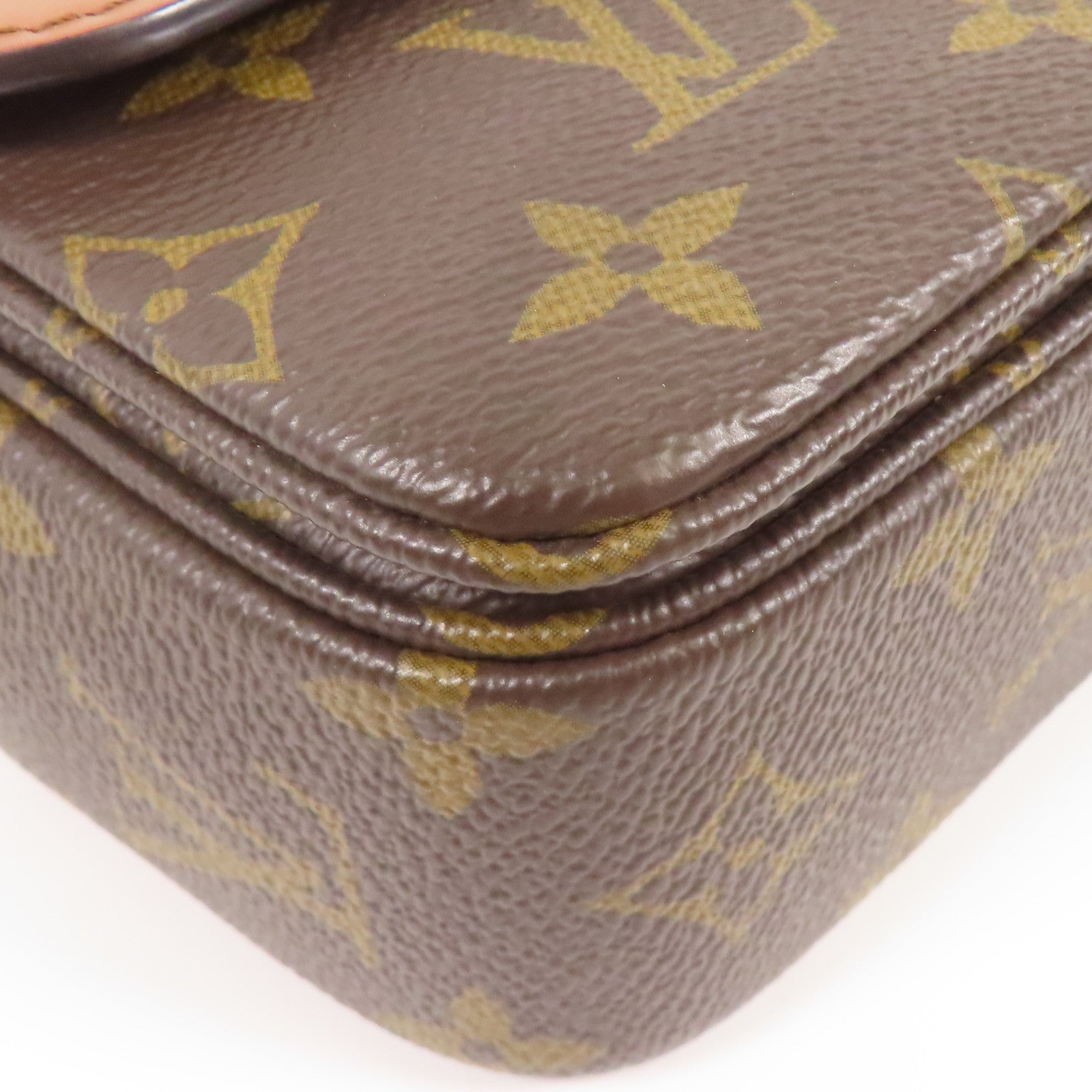 LOUIS VUITTON Monogram Marceau金扣鏈帶肩背袋