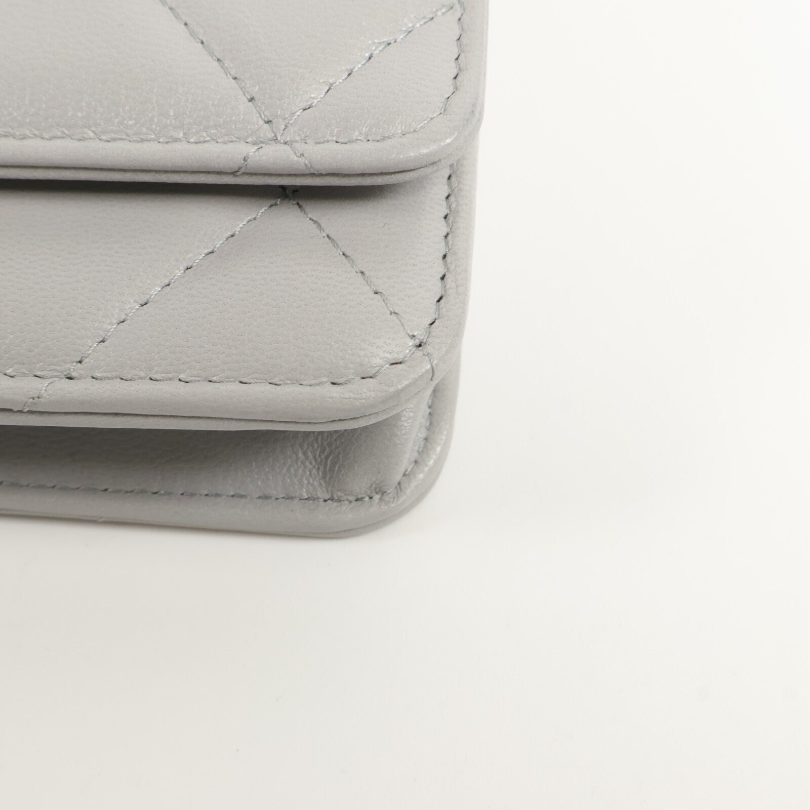CHANEL 羊皮皮革WOC Wallet On Chain鏈帶肩背袋