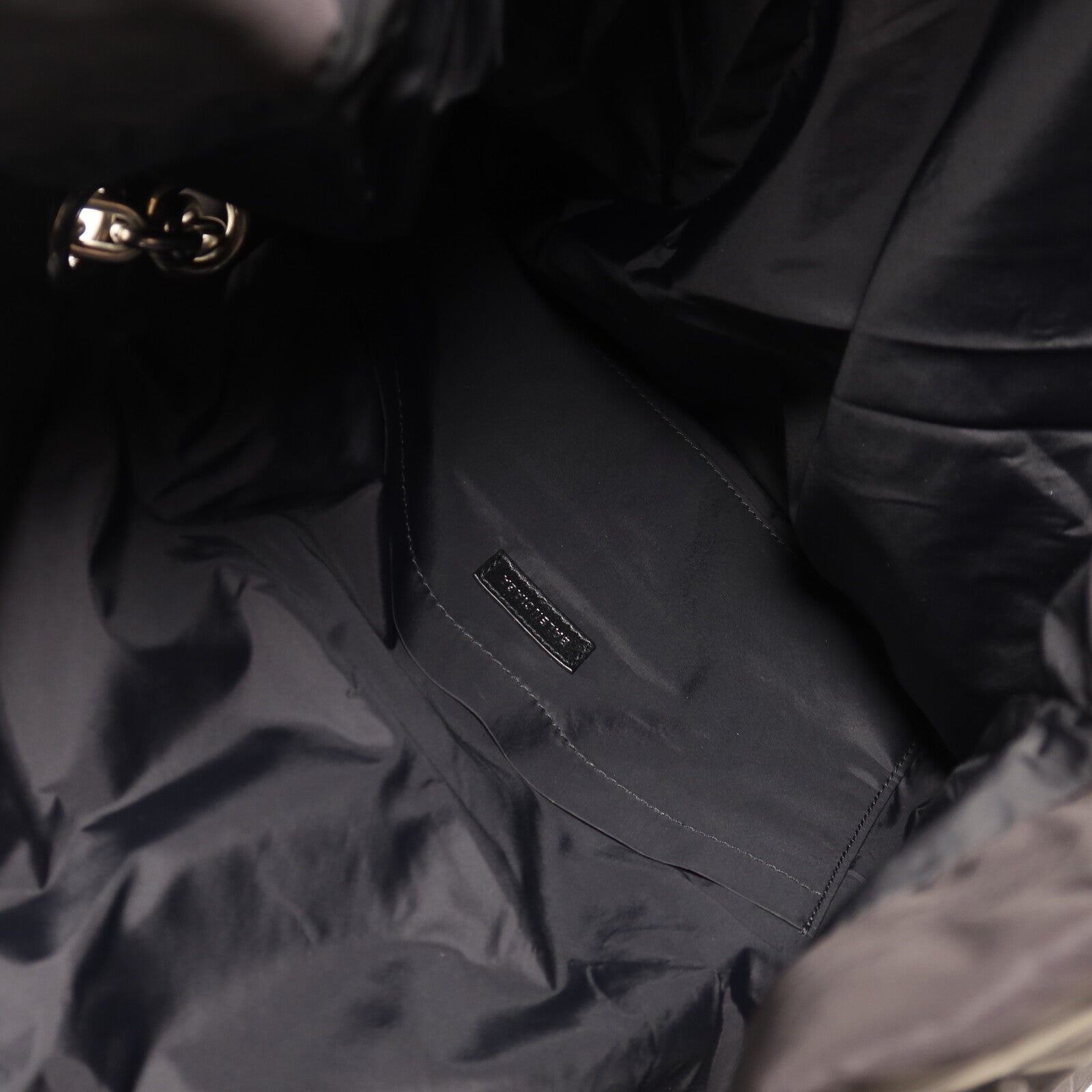 BALENCIAGA 【激減優惠】尼龍Monaco Chain Bag銀扣鏈帶肩背袋