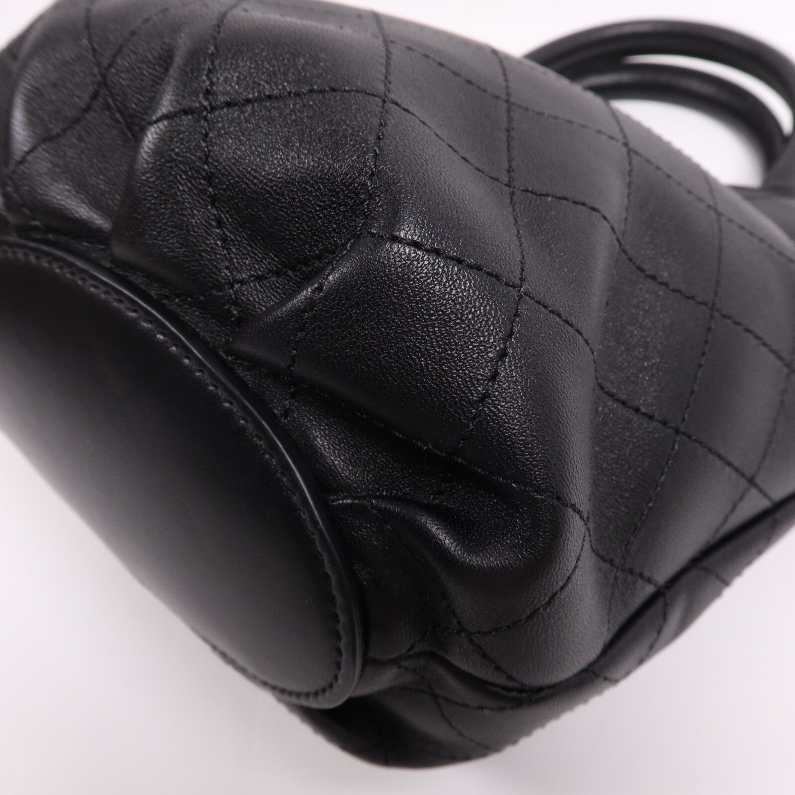 CHANEL 牛皮皮革2 Way Shoulder Bag金扣鏈帶手挽肩背兩用袋