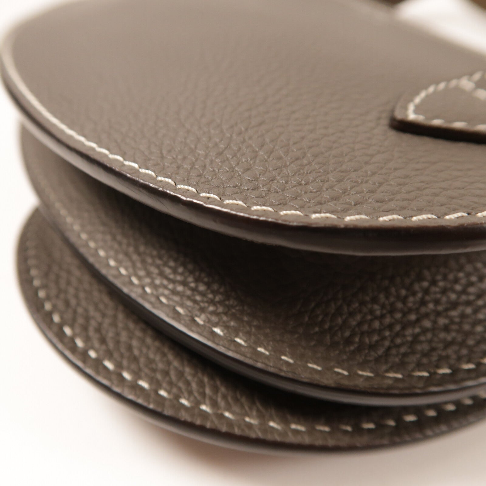 Dior 牛皮皮革Saddle Pouch Bag銀扣肩背袋