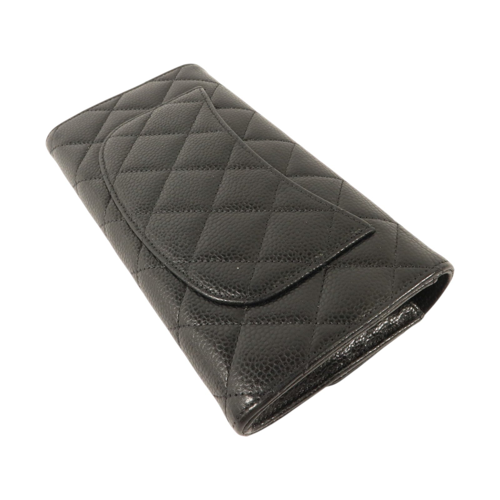 CHANEL 牛皮皮革Classic Long Flap Wallet長錢包