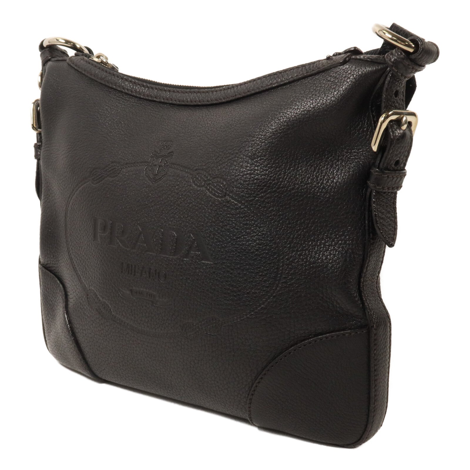 PRADA 牛皮皮革Shoulder Bag肩背袋