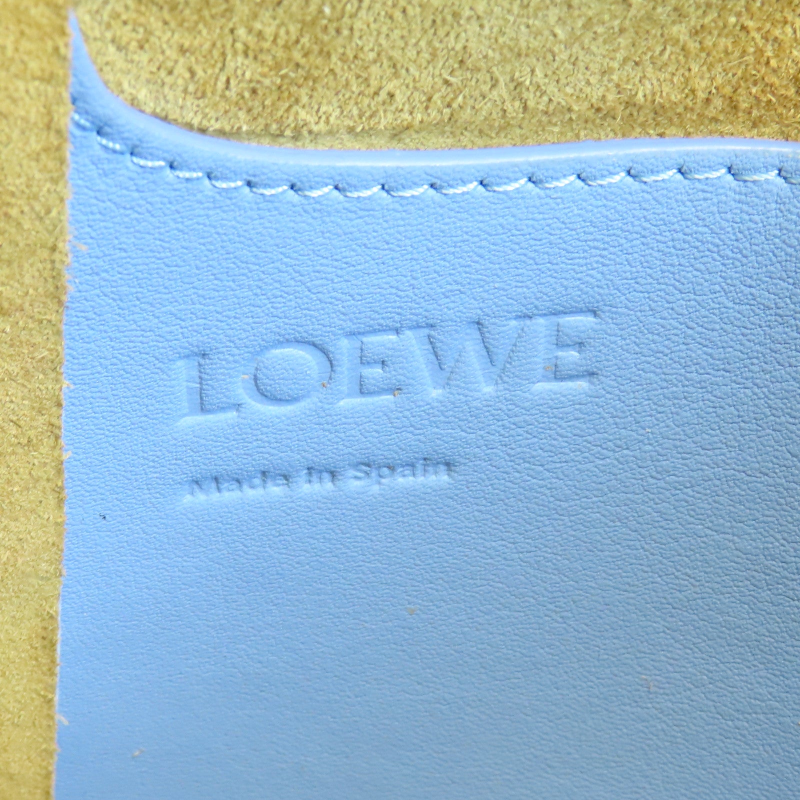 LOEWE 牛皮皮革Hammock Nugget金扣手挽肩背兩用袋