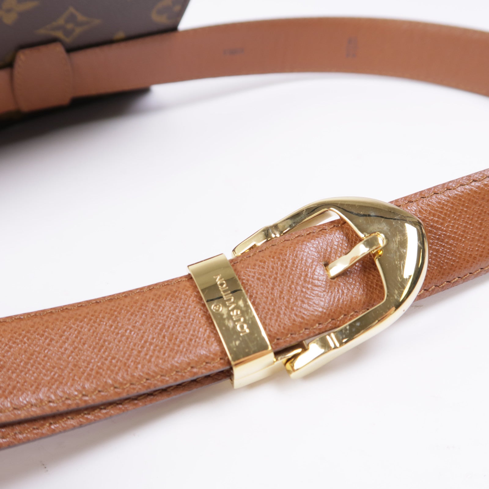 LOUIS VUITTON Monogram Arsch金扣肩背袋