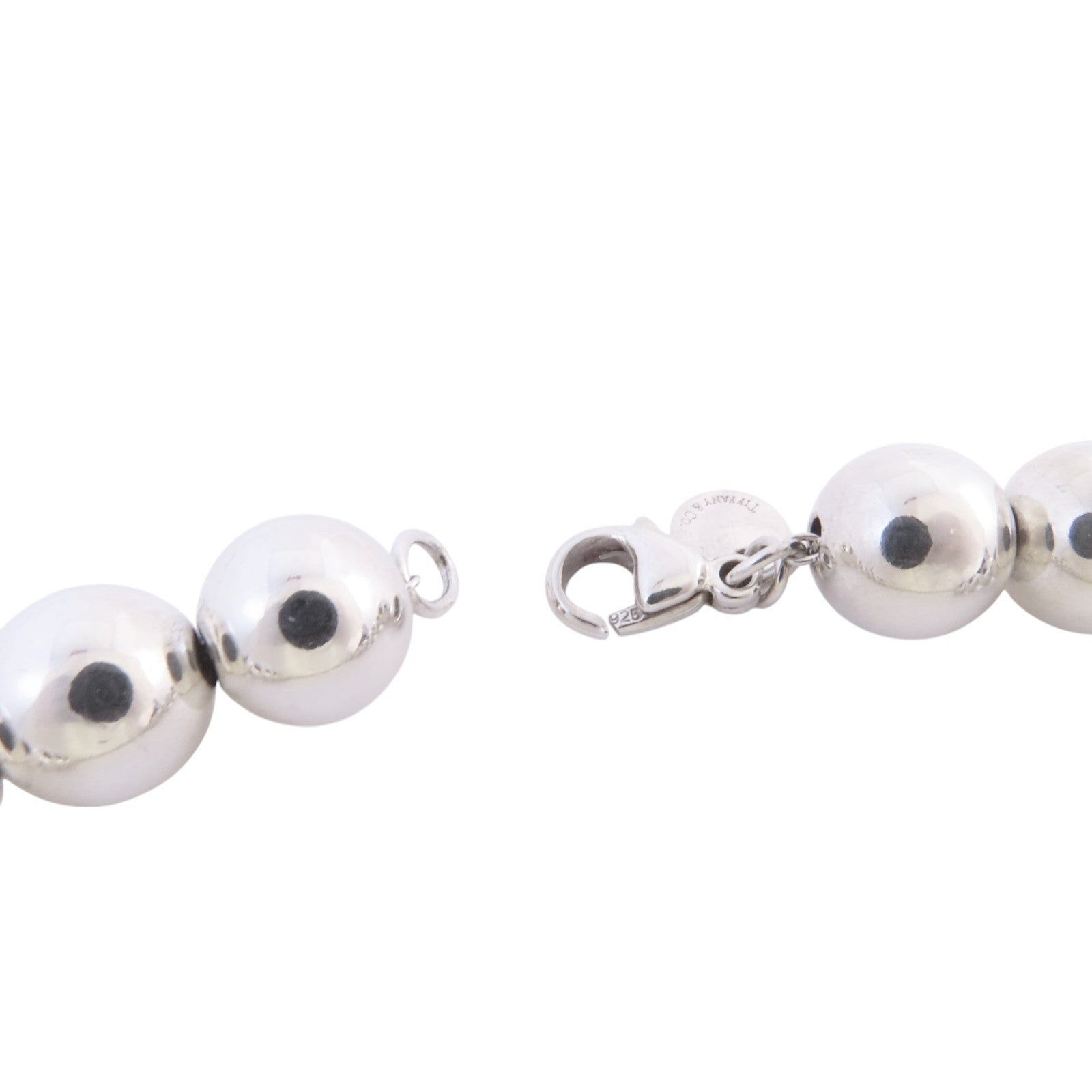 TIFFANY＆CO 925純銀銀扣項鏈Hardware ball Necklace