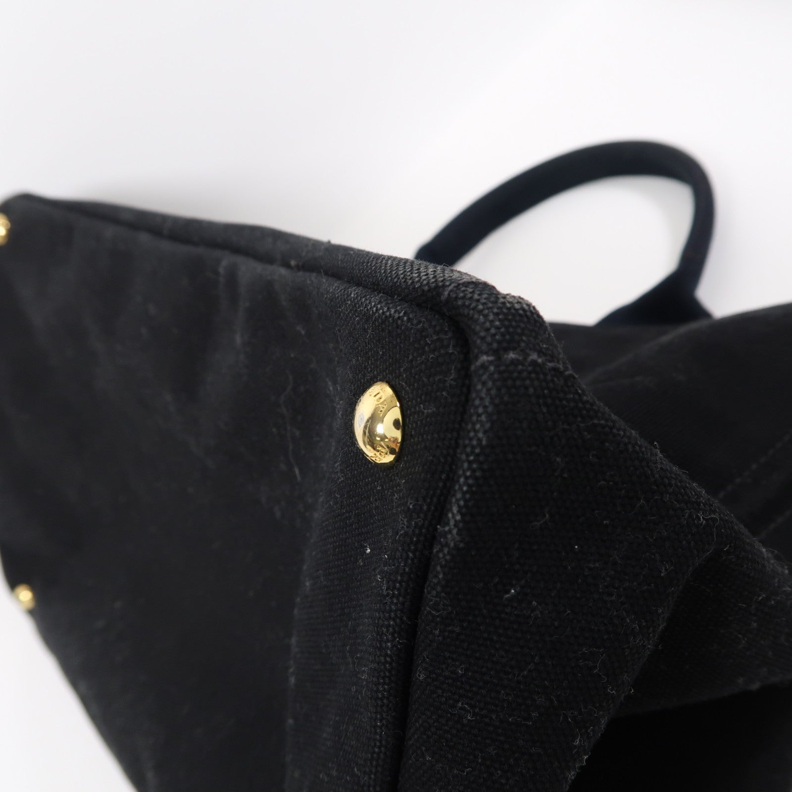 PRADA 帆布Hand Bag金扣手挽袋