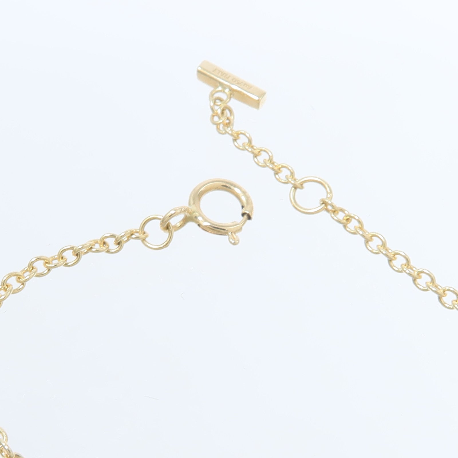 TIFFANY＆CO 18K黃金T Smile Bracelet手鏈