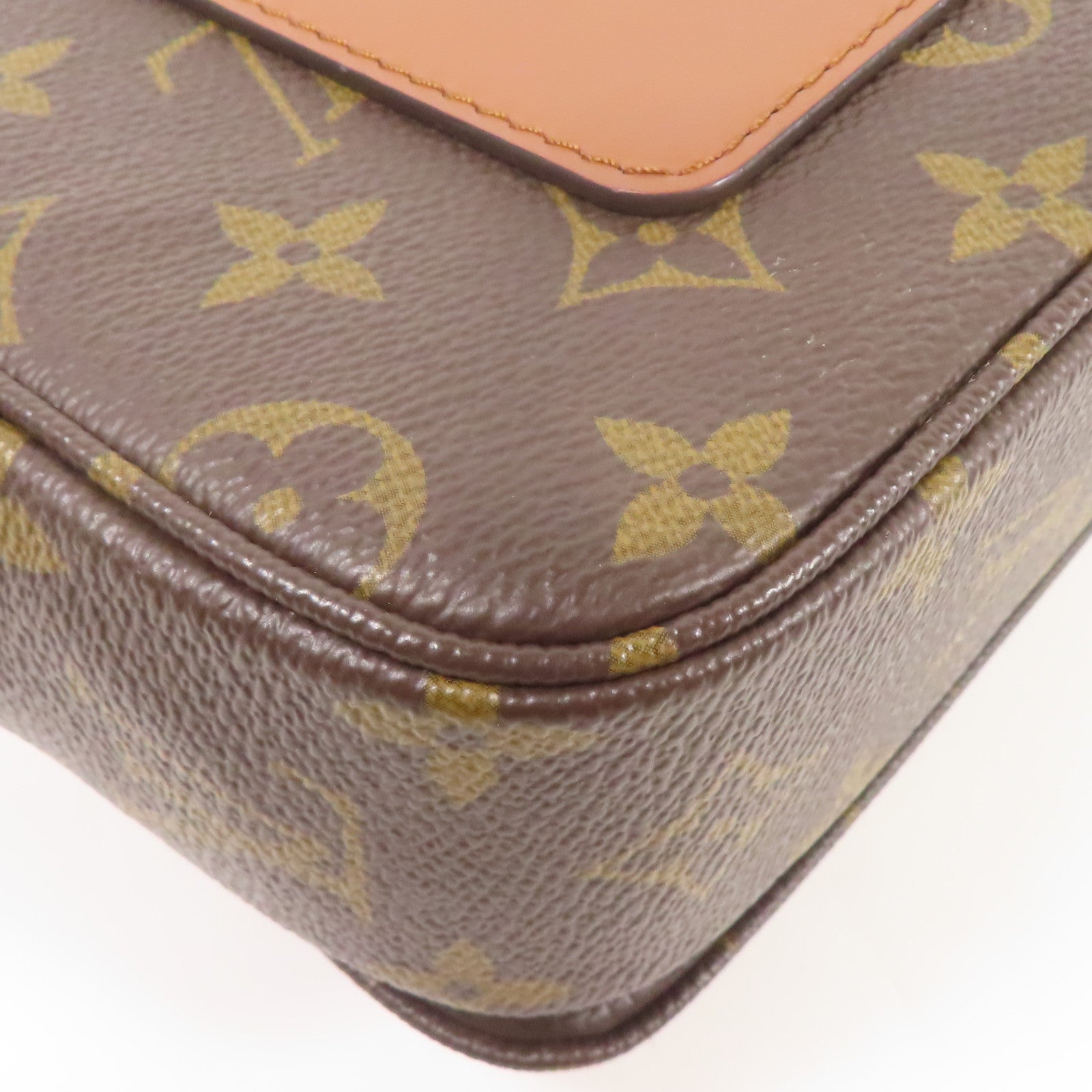 LOUIS VUITTON Monogram Marceau金扣鏈帶肩背袋