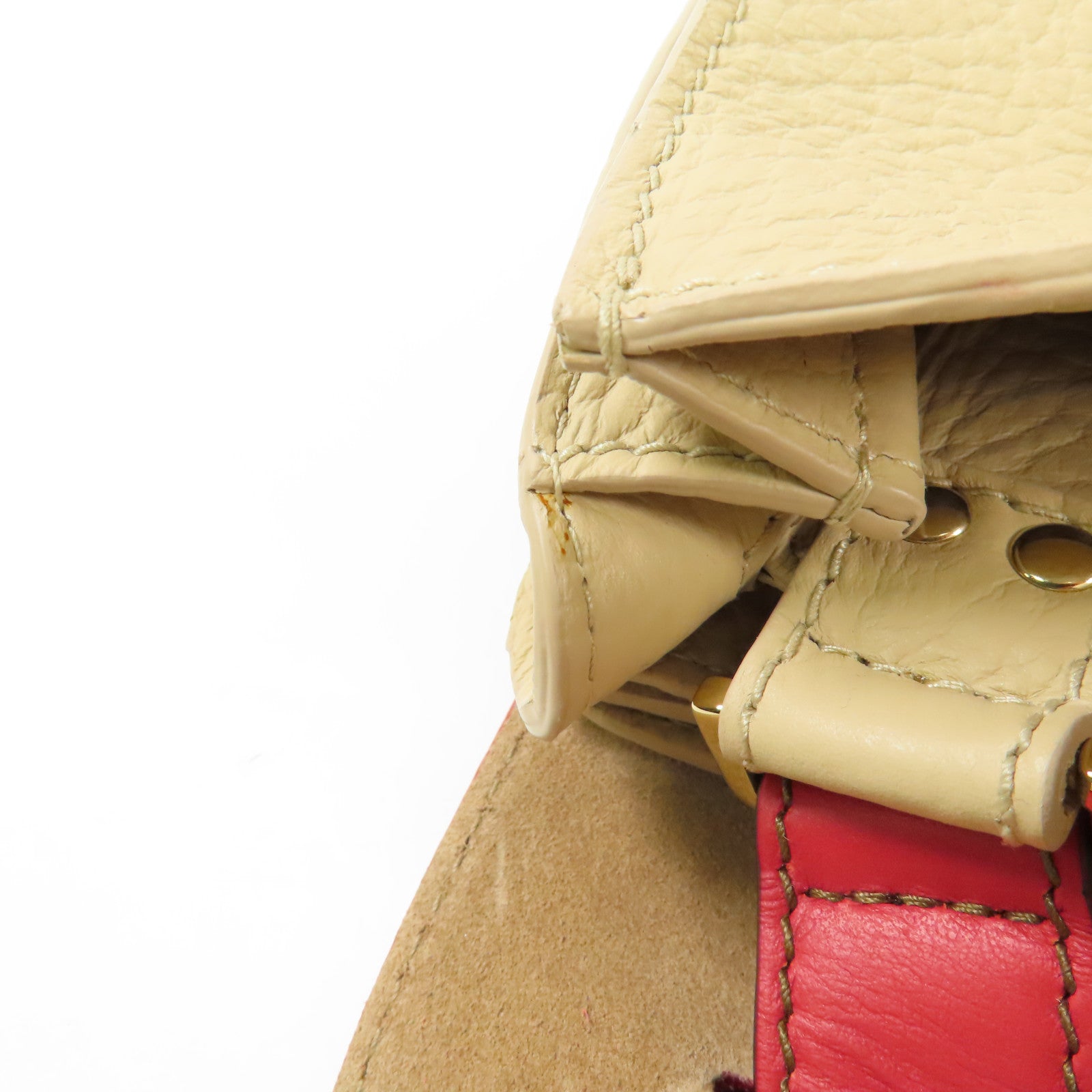 Furla 牛皮皮革Shoulder Bag金扣肩背袋