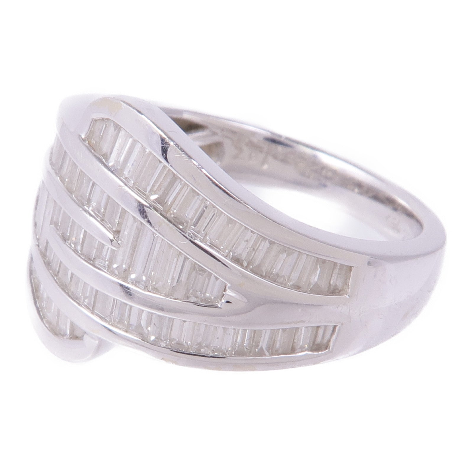 JEWELRY 【激減優惠】18K白金Diamond Ring鑽石戒指US#6.25