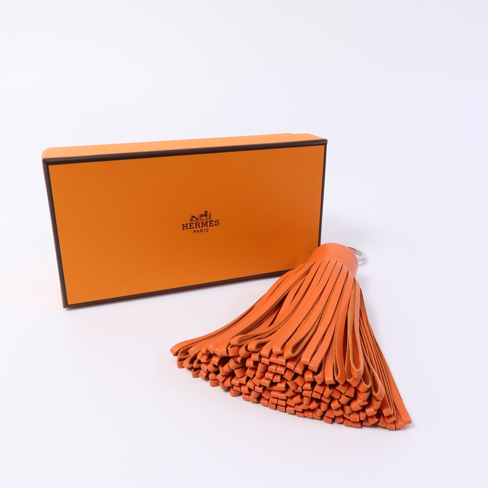 HERMES 【激減優惠】Milo皮革Carmen GM鎖匙扣