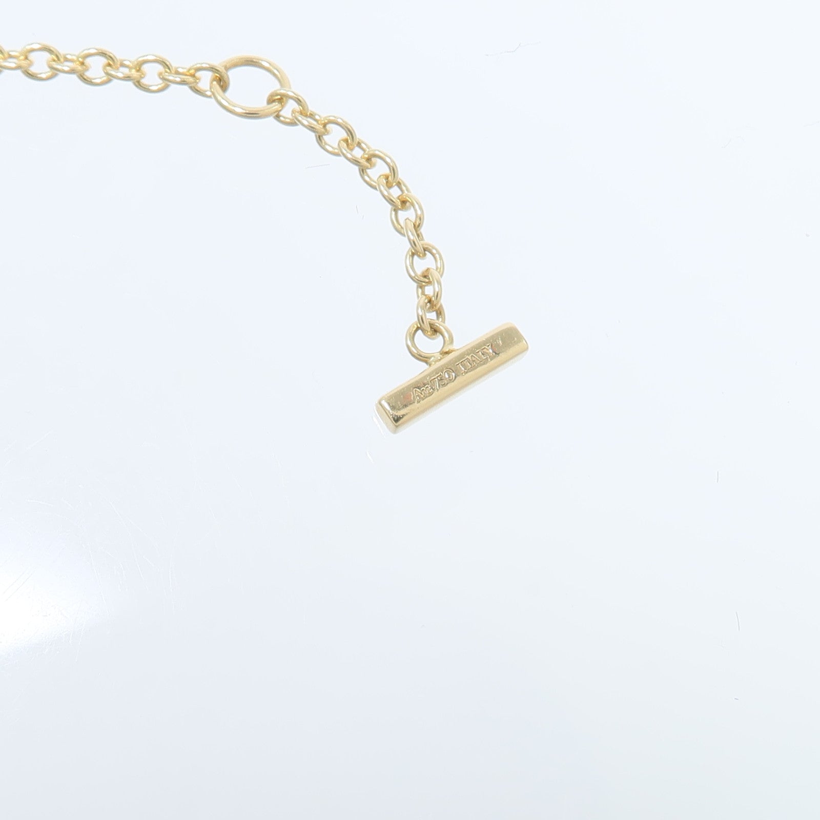 TIFFANY＆CO 18K黃金T Smile Bracelet手鏈