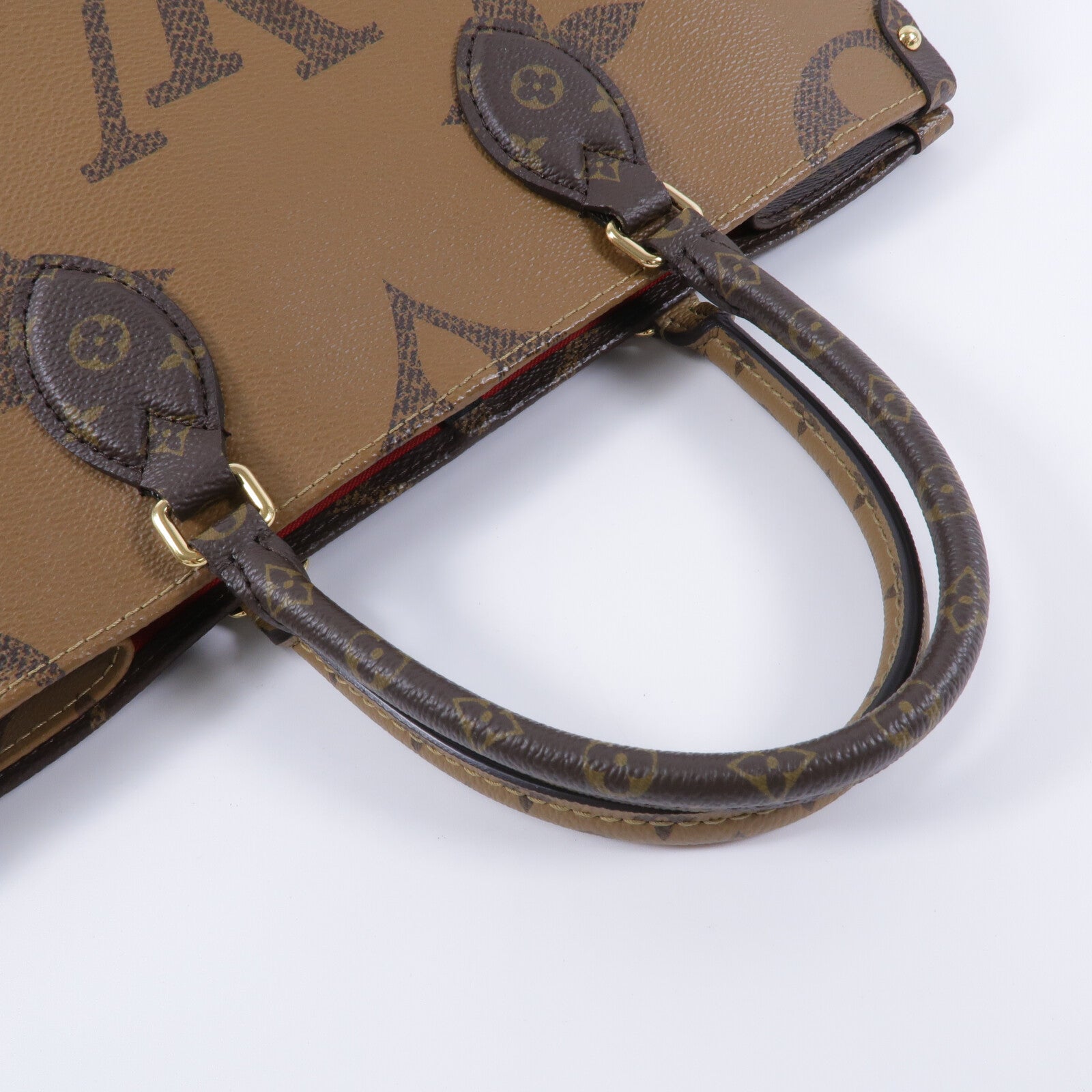 LOUIS VUITTON Monogram Giant On The Go MM手挽肩背兩用袋