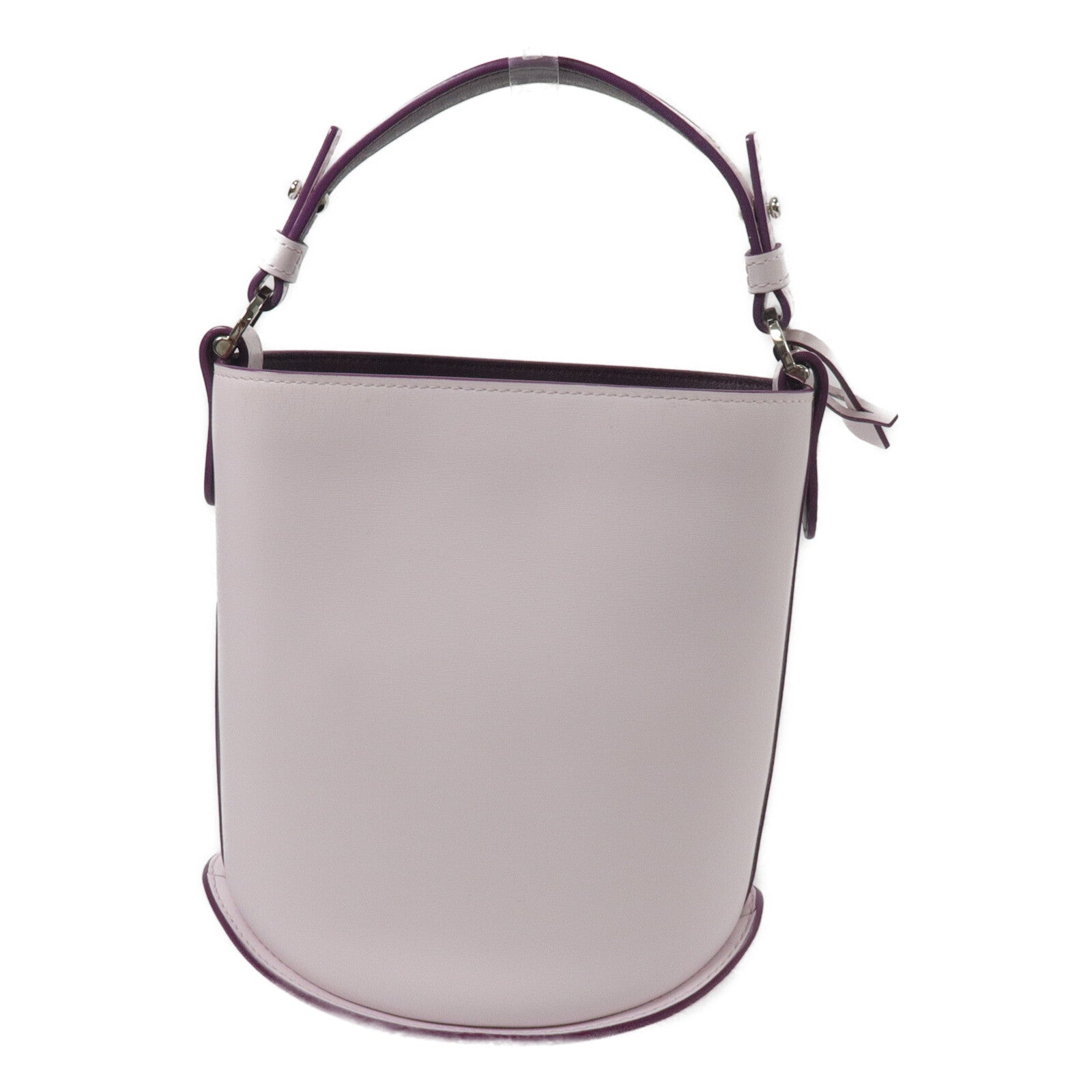 Delvaux 牛皮皮革Pin Mini Bucket鏈帶手挽肩背兩用袋