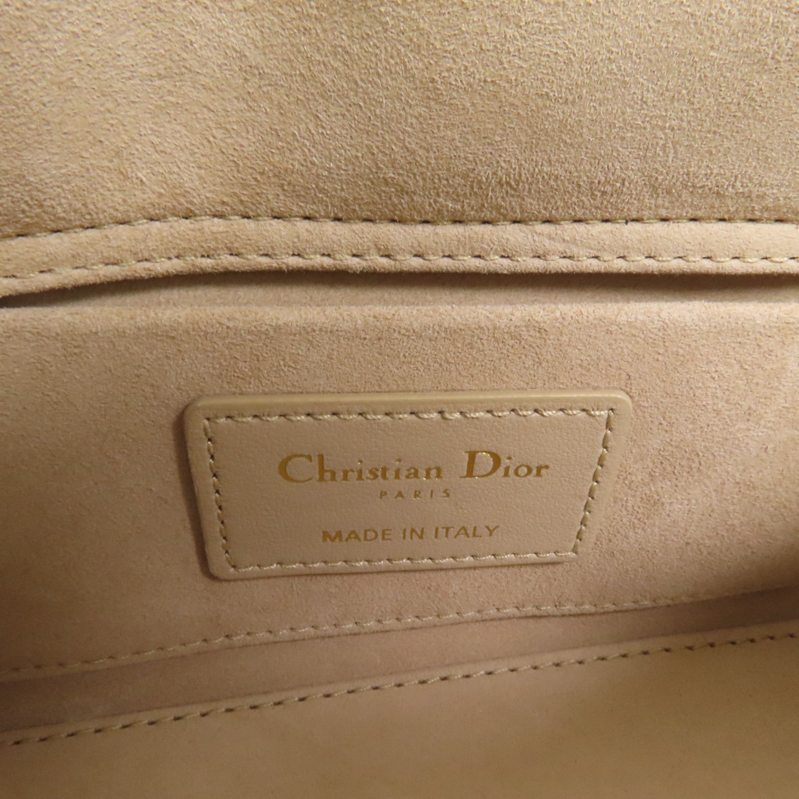 Dior 羊皮皮革Mini Lady D-Joy金扣手挽肩背兩用袋