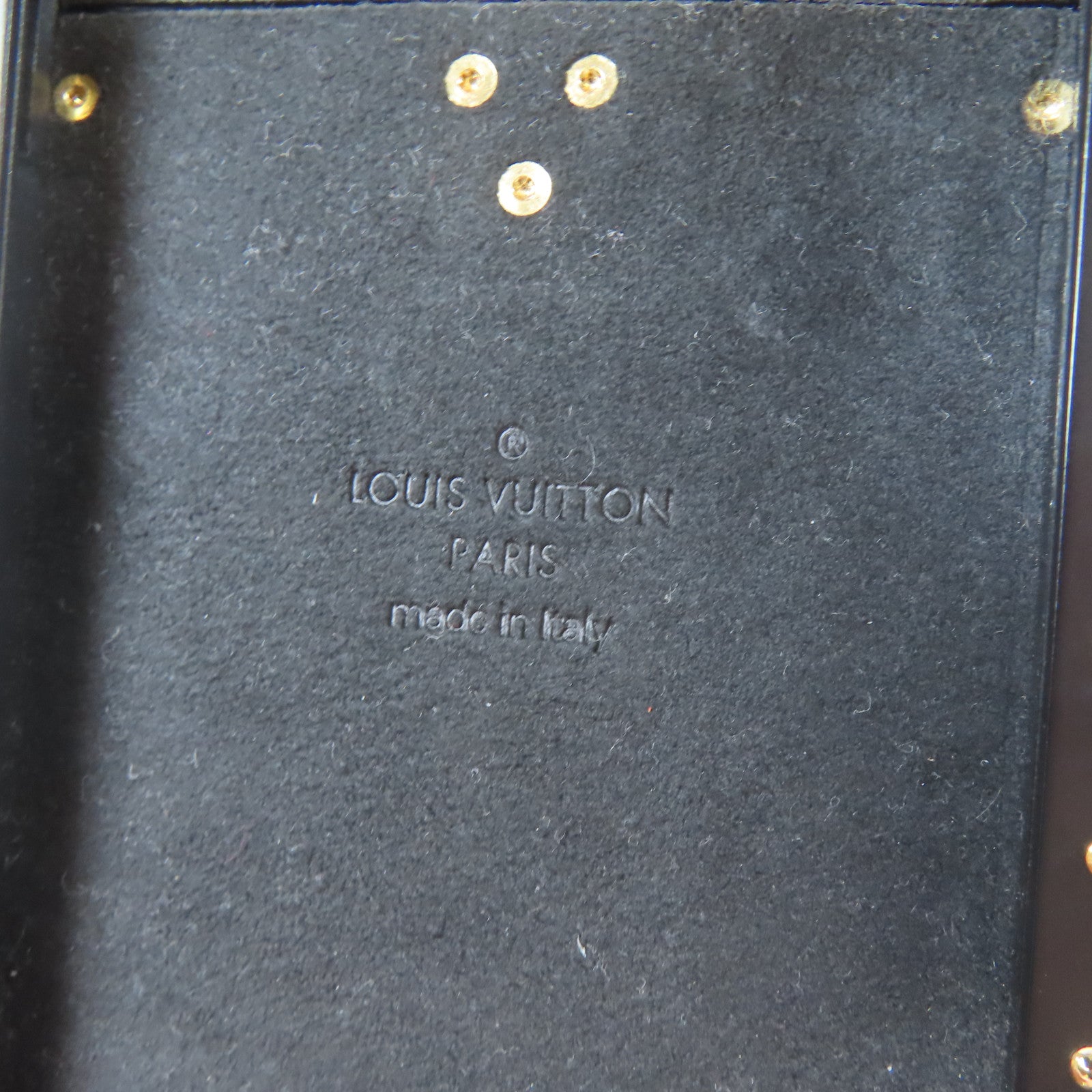 LOUIS VUITTON Monogram Reverse Trunk iPhone Case手機殼啡色