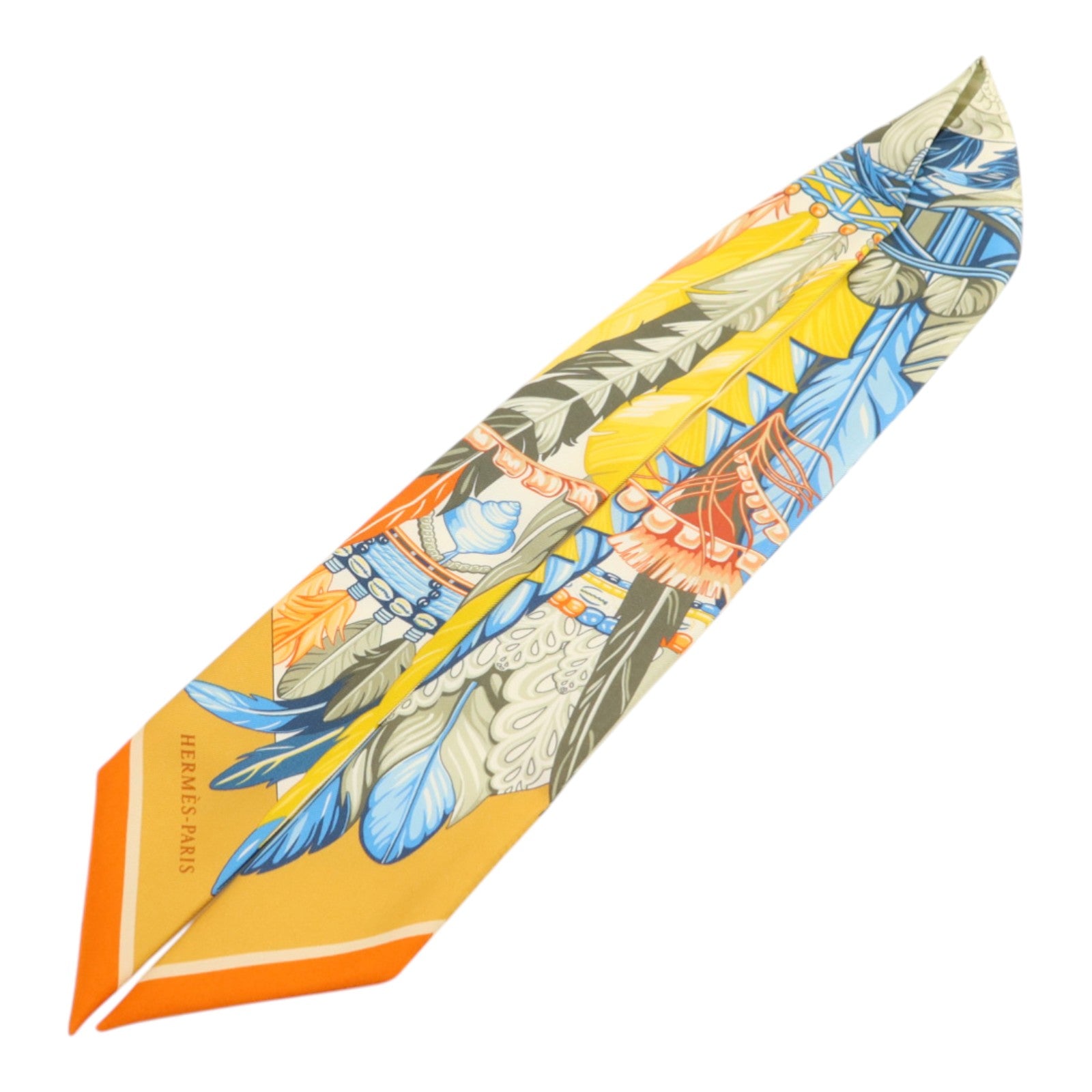 HERMES 絲質Twilly絲巾