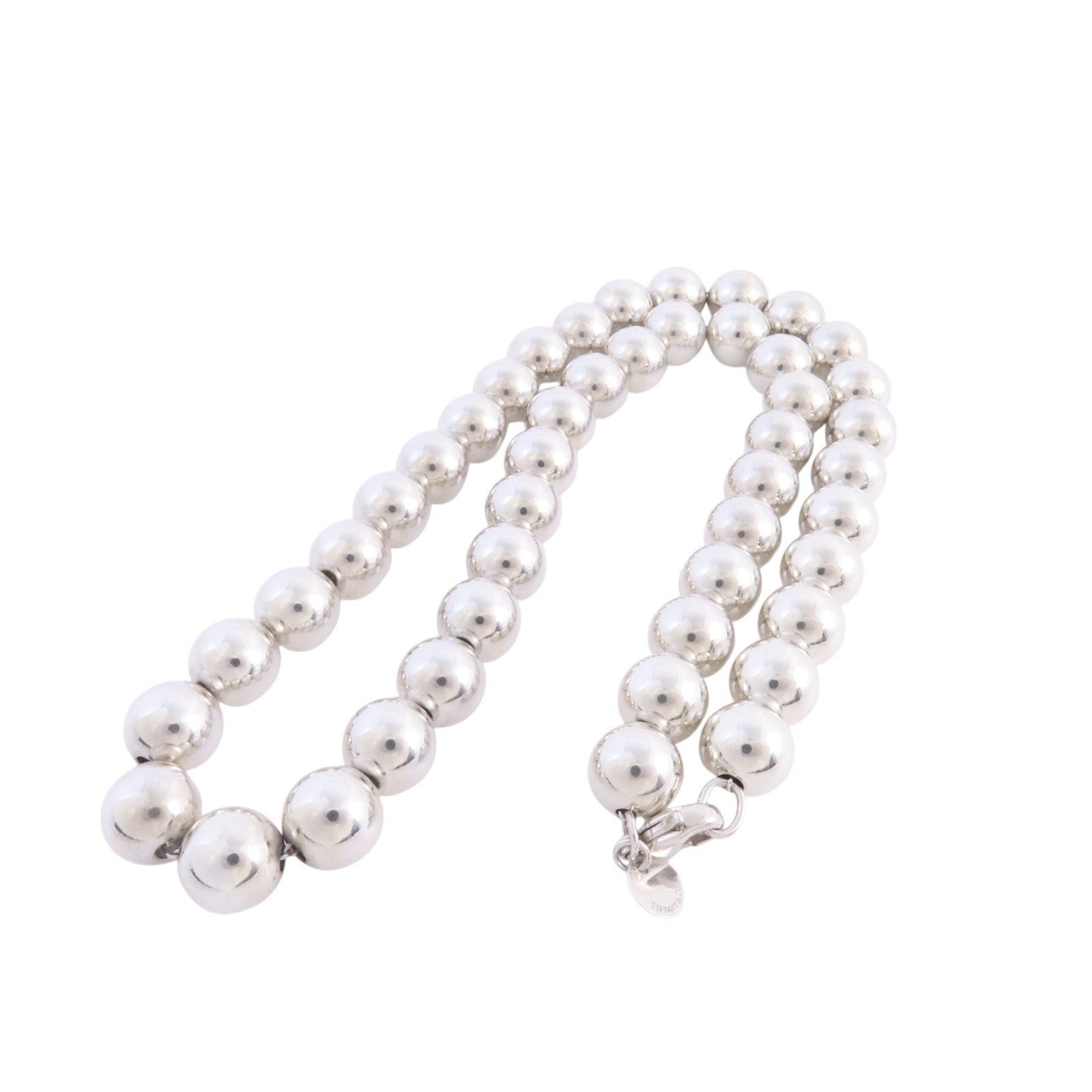 TIFFANY＆CO 925純銀銀扣項鏈Hardware ball Necklace