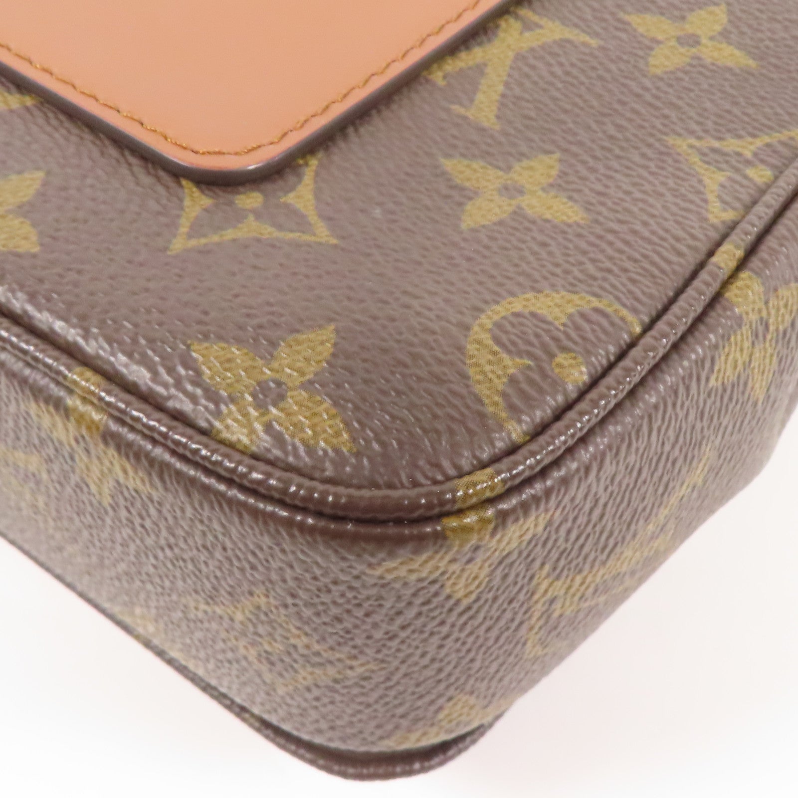 LOUIS VUITTON Monogram Marceau金扣鏈帶肩背袋