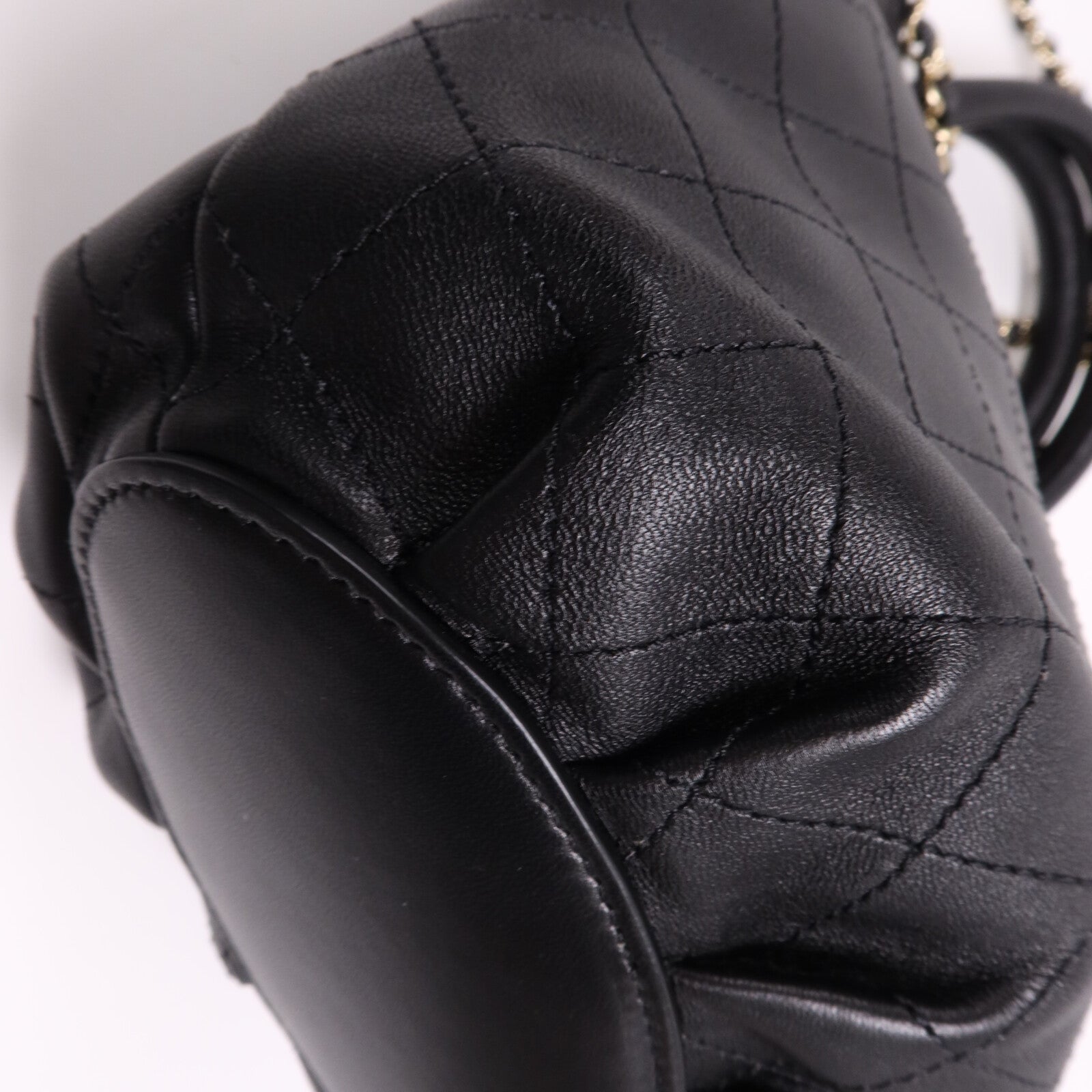 CHANEL 牛皮皮革2 Way Shoulder Bag金扣鏈帶手挽肩背兩用袋