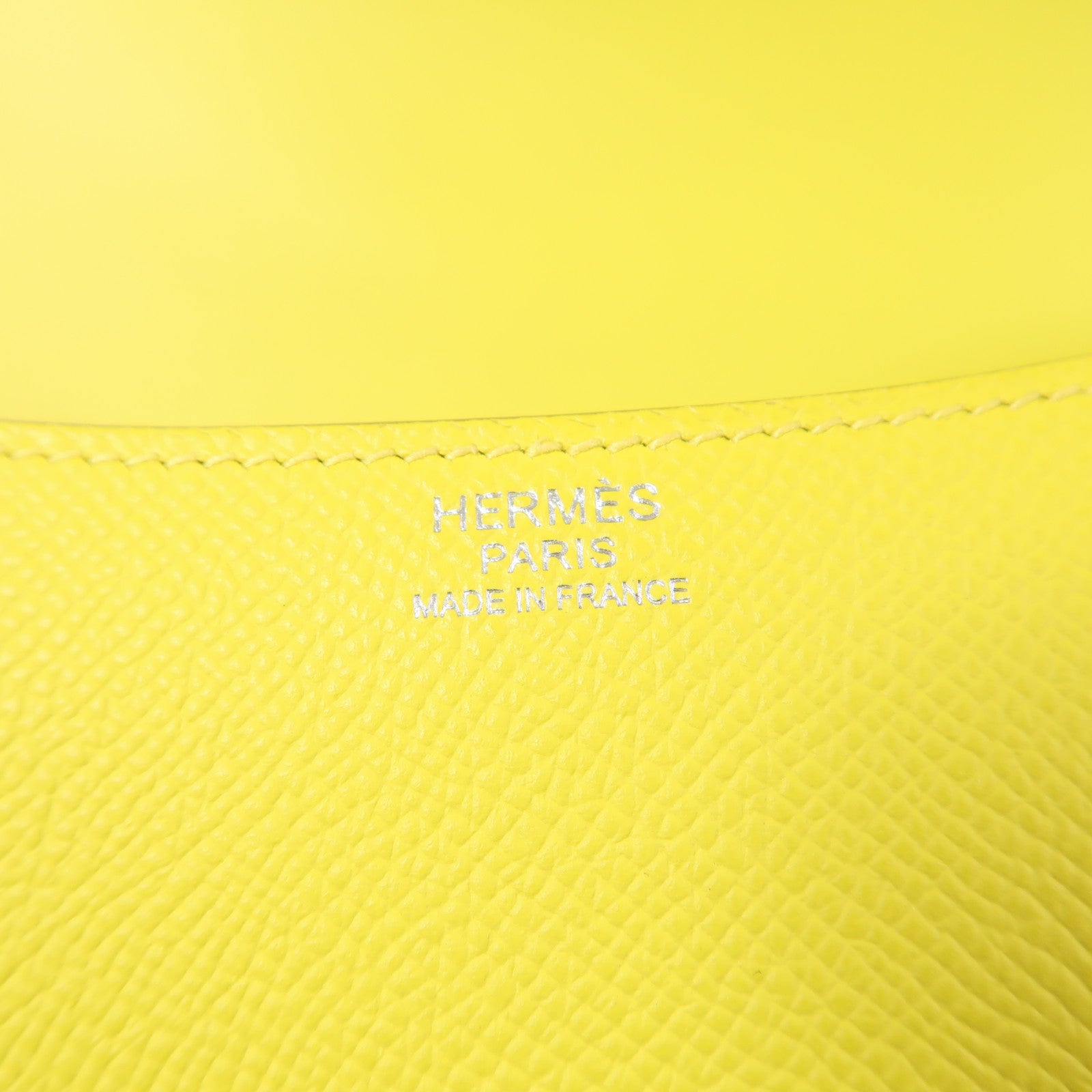 HERMES Epsom皮革Constance 24銀扣肩背袋