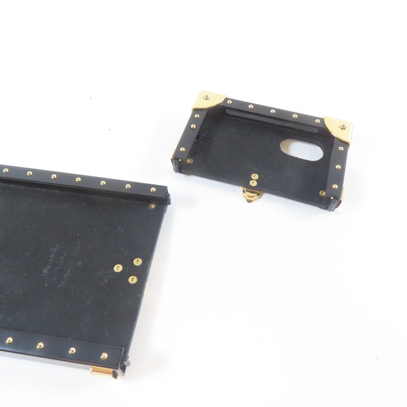 LOUIS VUITTON Monogram Reverse Trunk iPhone Case手機殼啡色