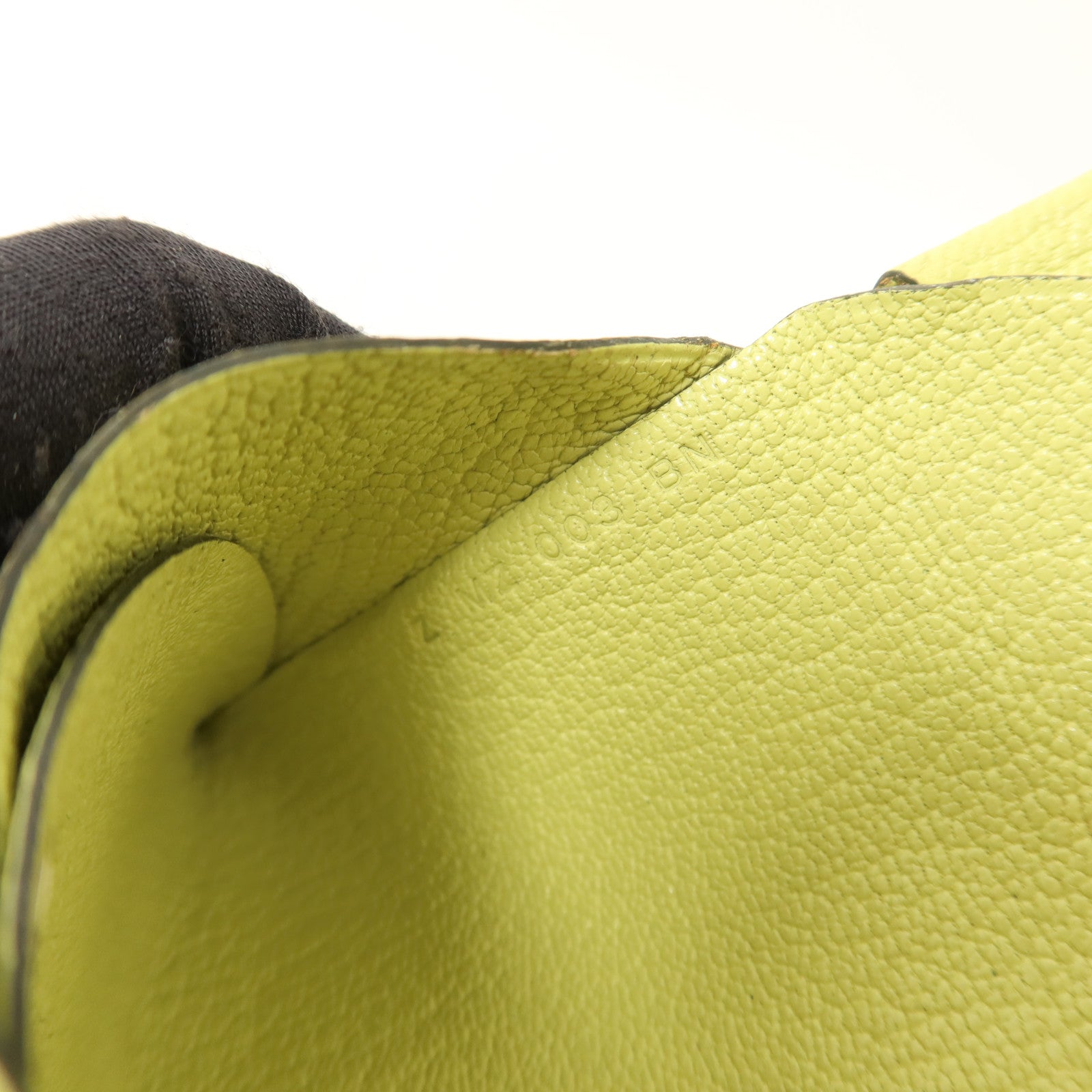 HERMES Chevre皮革Calvi Duo Card Holder卡片套Jaune Bourgeon