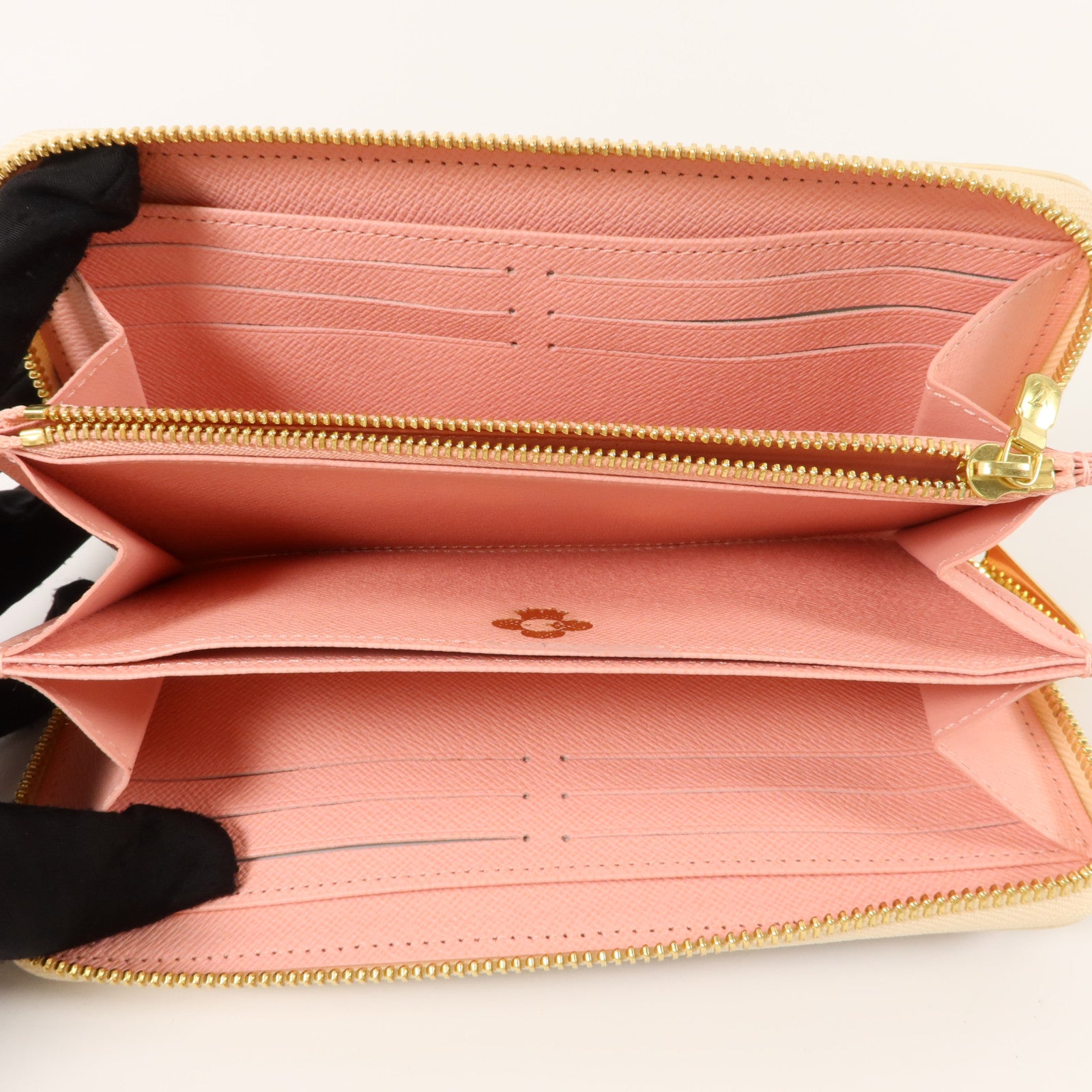 LOUIS VUITTON Damier Azur Playful Birds Zippy Wallet長錢包