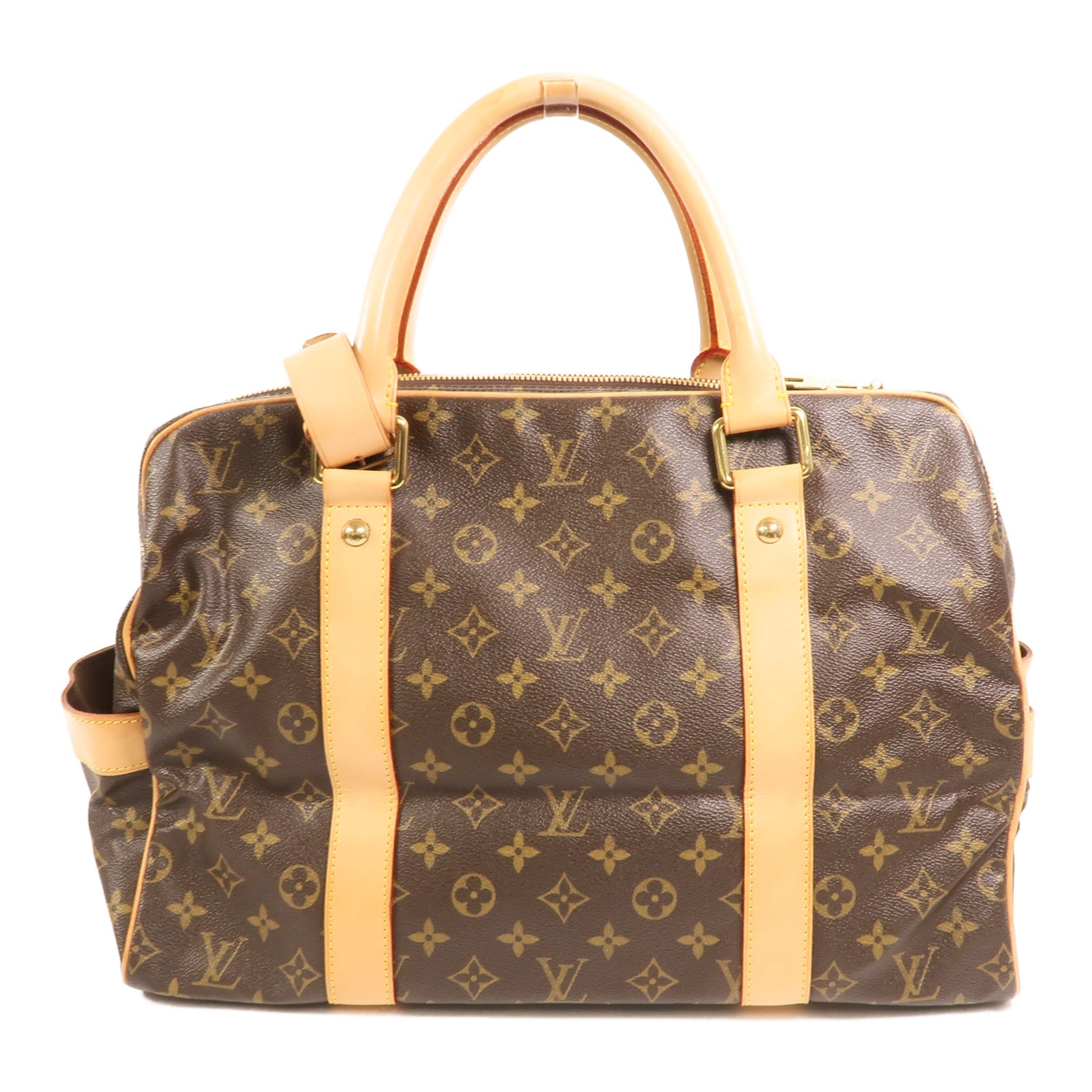 LOUIS VUITTON Monogram CarryAll金扣手挽袋