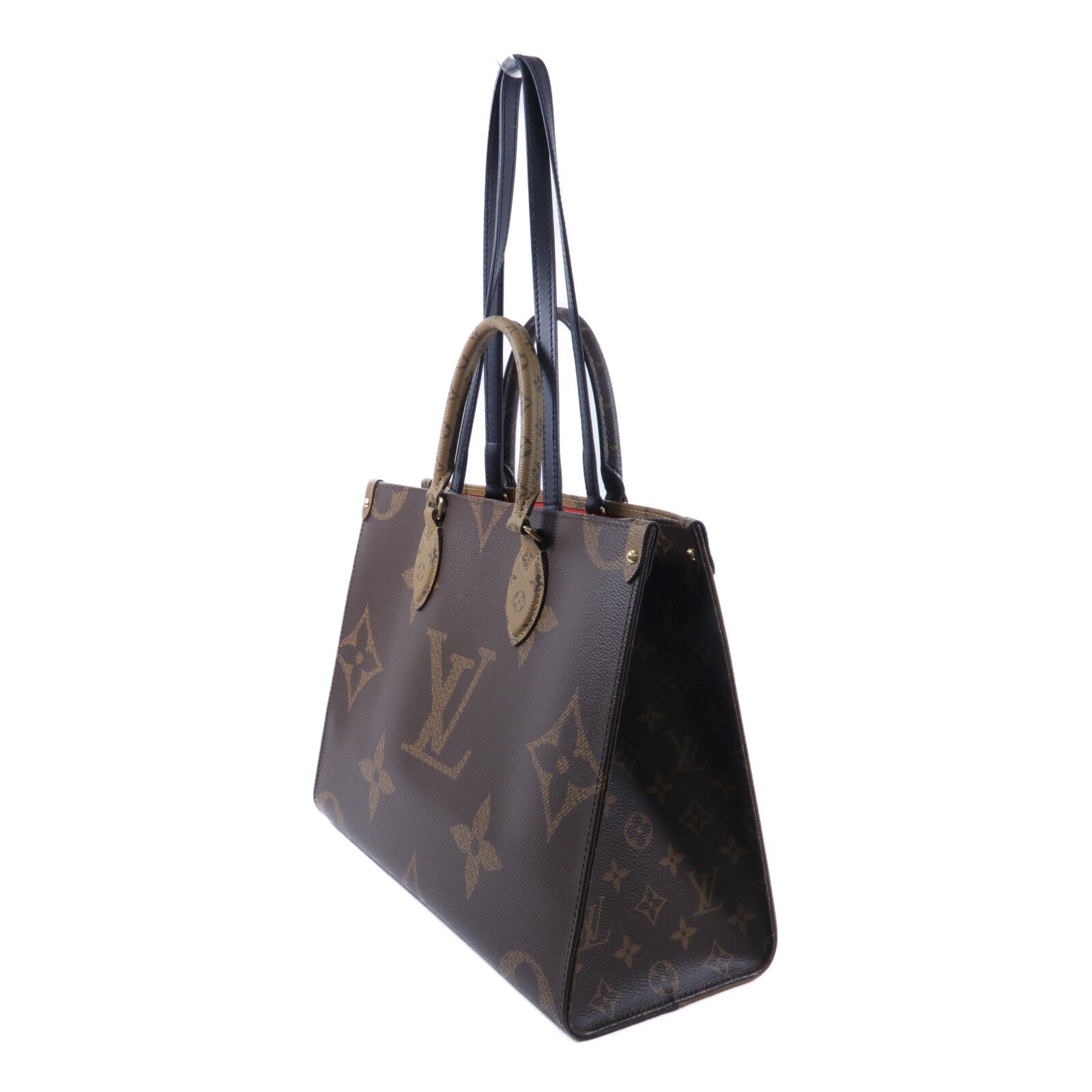 LOUIS VUITTON Monogram Giant On The Go MM手挽肩背兩用袋