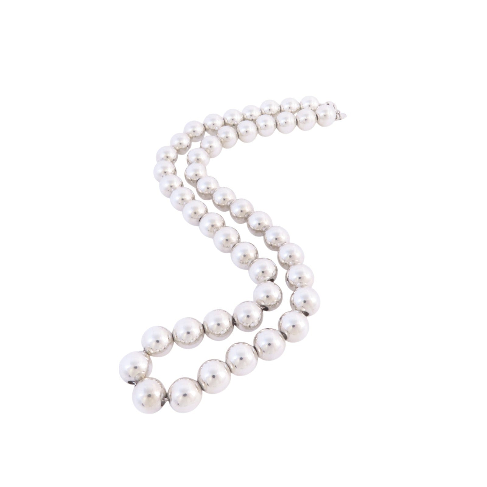 TIFFANY＆CO 925純銀銀扣項鏈Hardware ball Necklace