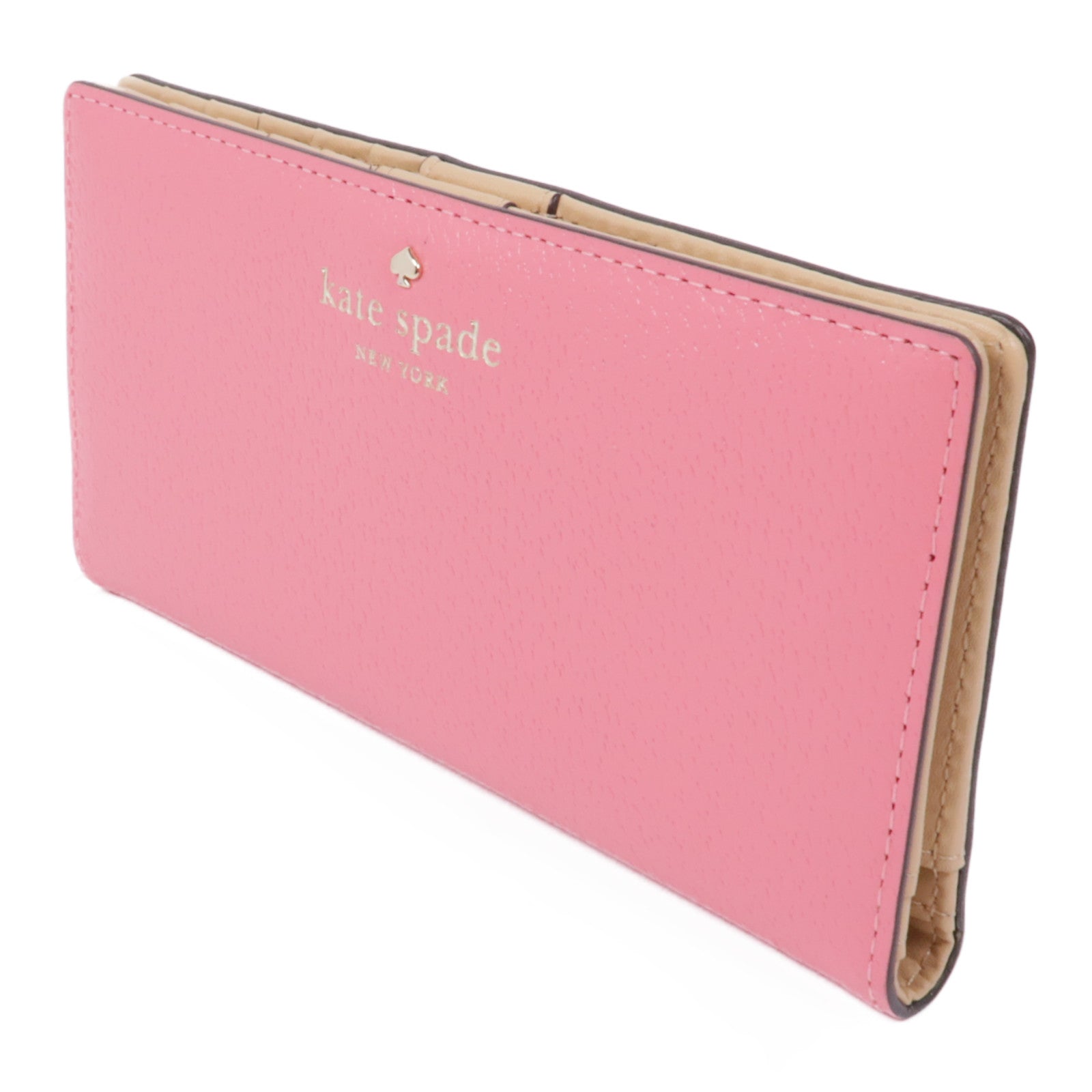 Kate Spade 牛皮皮革Long Wallet金扣長錢包