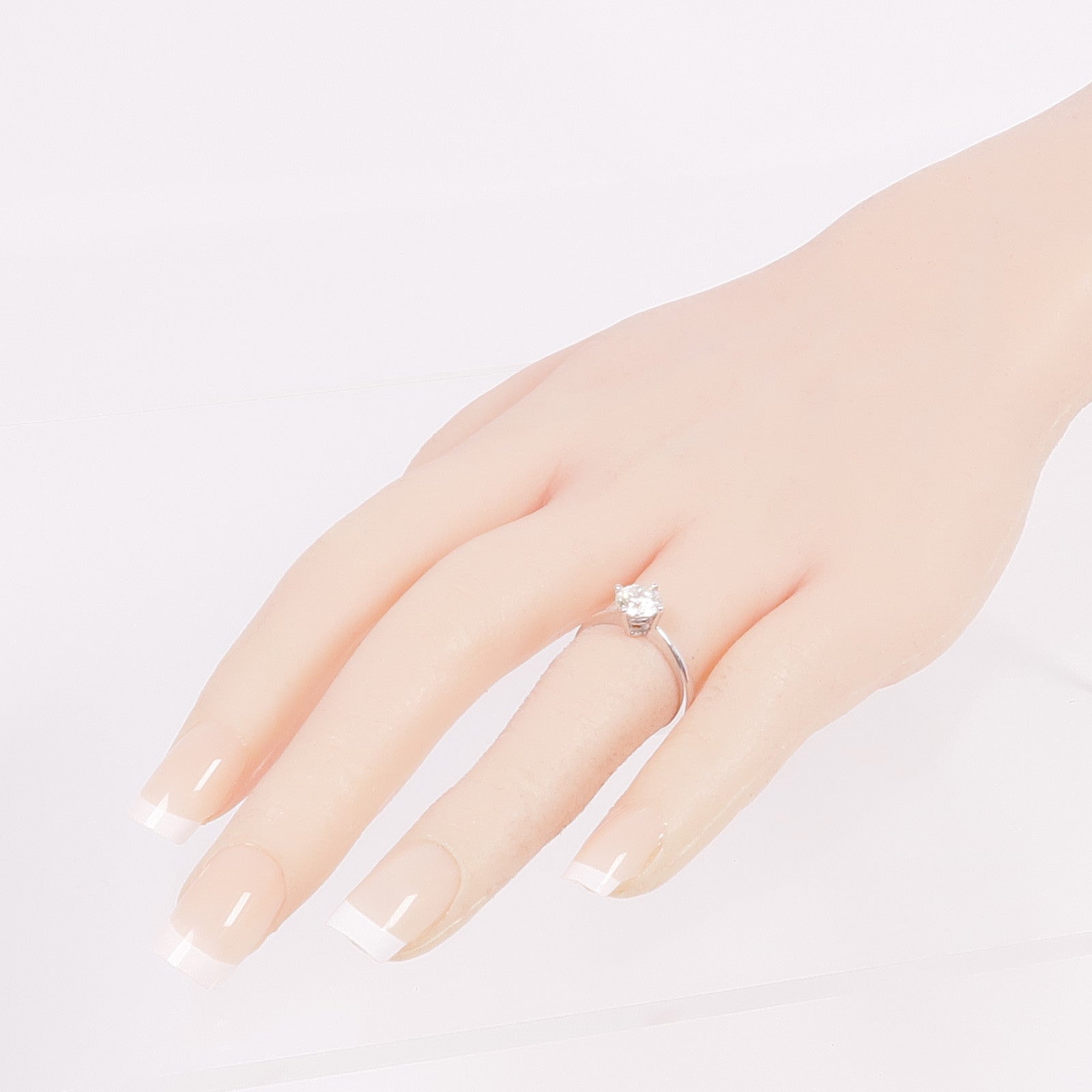 JEWELRY 【激減優惠】18K白金Diamond Ring鑽石戒指US#5.25