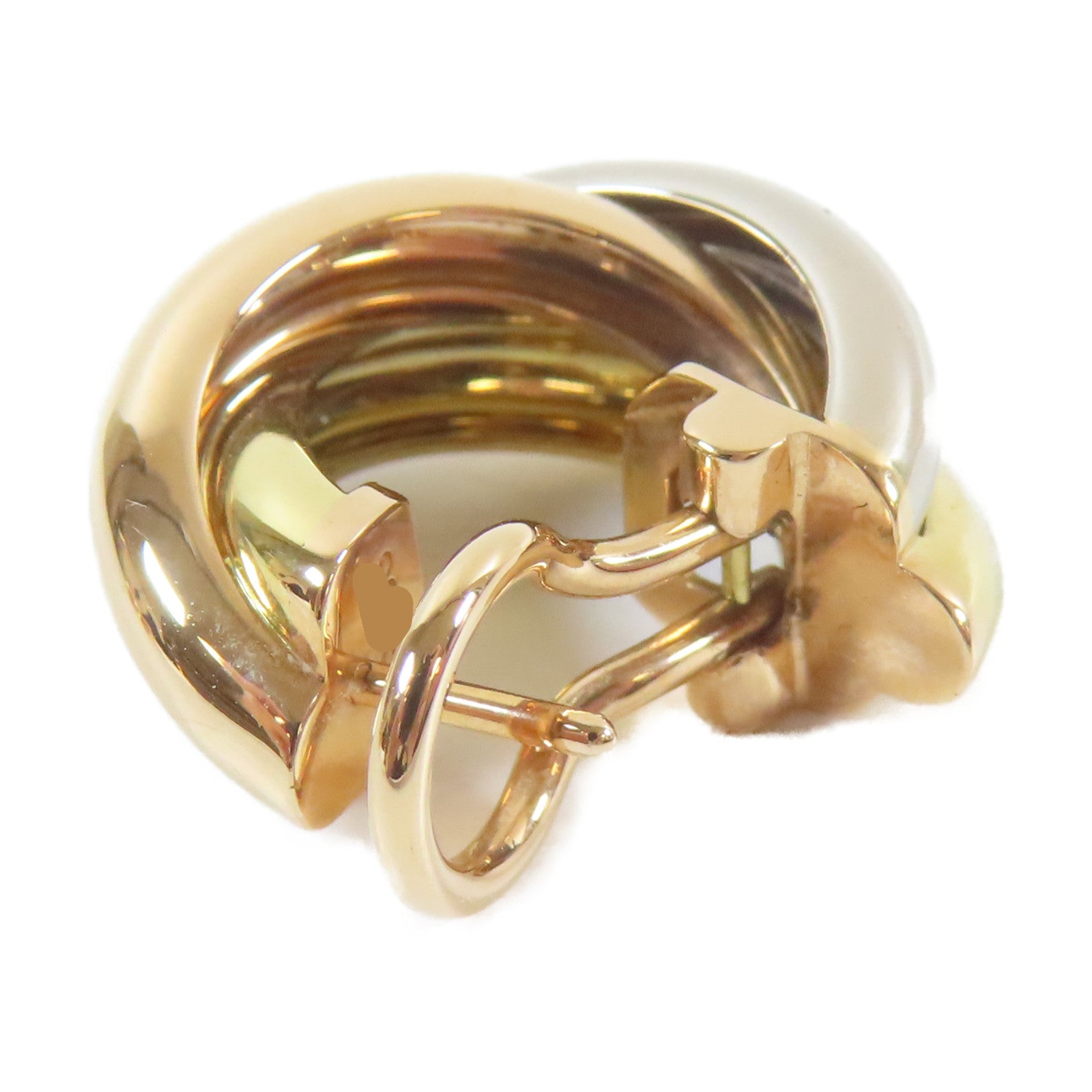 CARTIER 18K黃金/18K玫瑰金/18K白金Trinity Earrings耳環