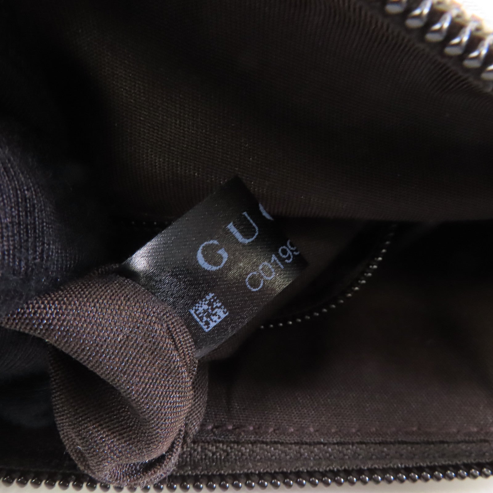 GUCCI 塗層帆布Shoulder Bag金扣肩背袋棕色