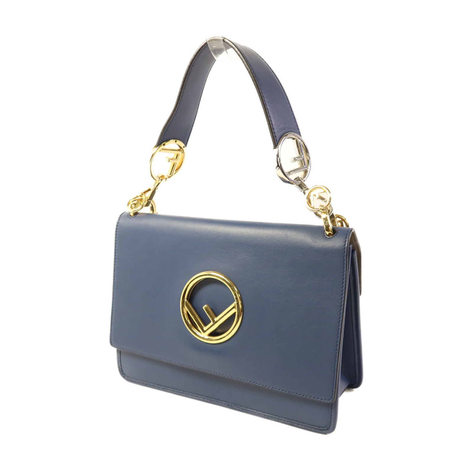 FENDI 牛皮皮革Kan I F Shoulder Bag手挽肩背兩用袋