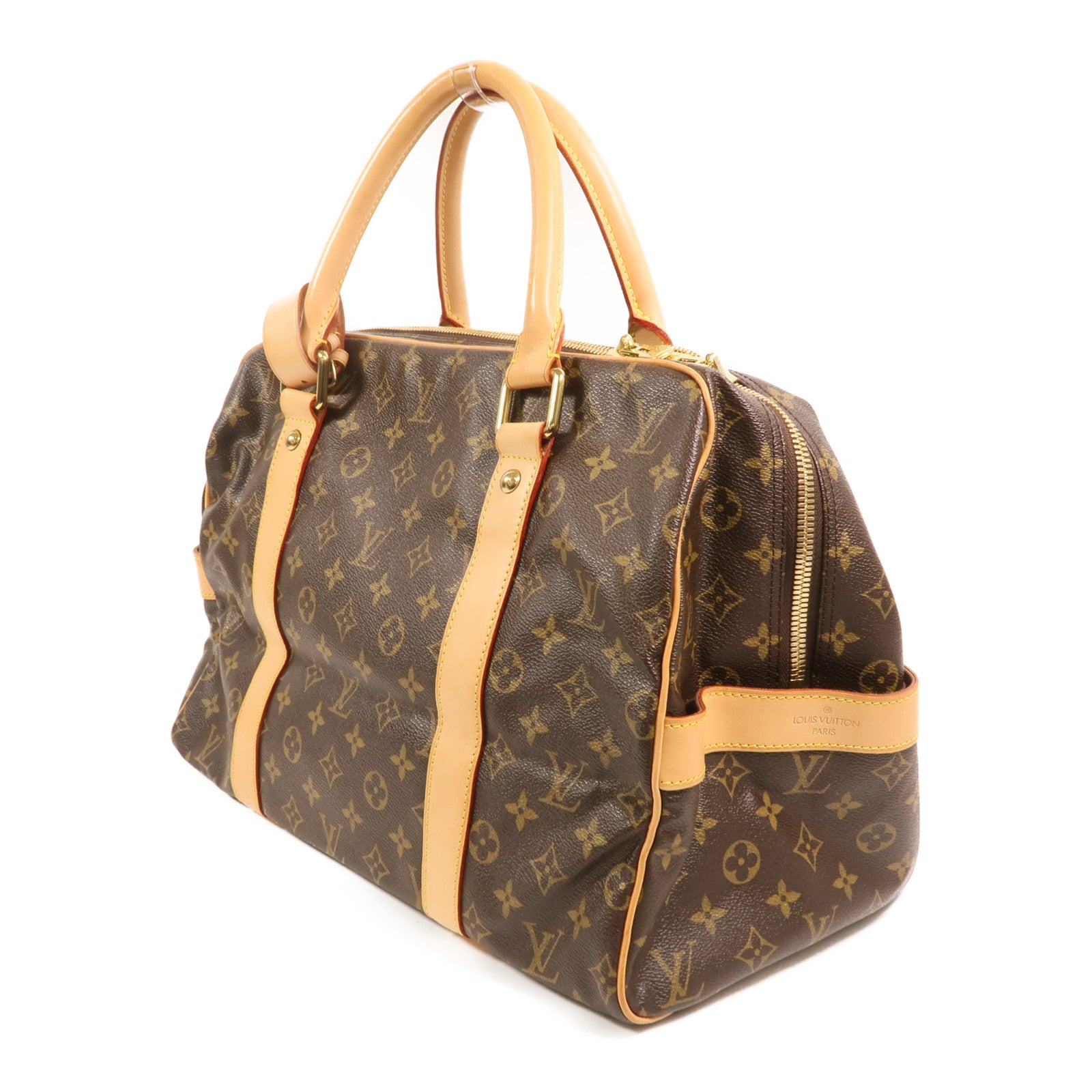 LOUIS VUITTON Monogram CarryAll金扣手挽袋