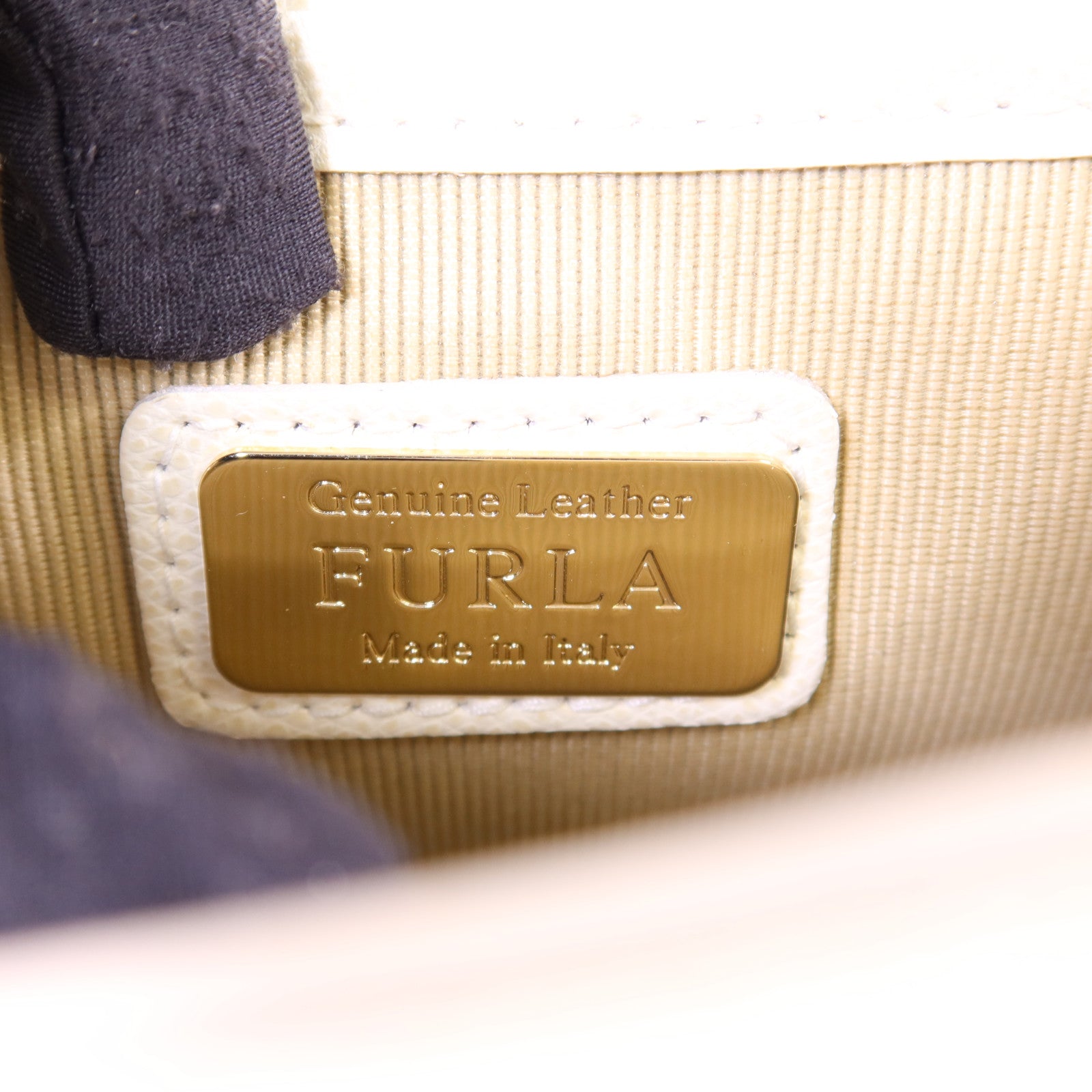 Furla 牛皮皮革Metropolis Mini Crossbody金扣手挽肩背兩用袋