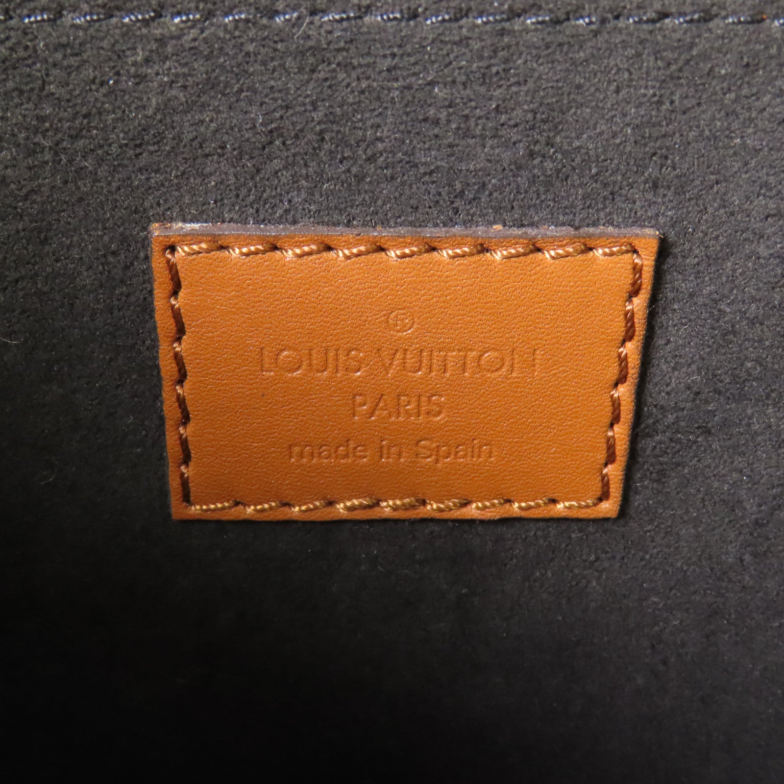 LOUIS VUITTON Monogram Reverse Dauphine MM金扣手挽肩背兩用袋棕色