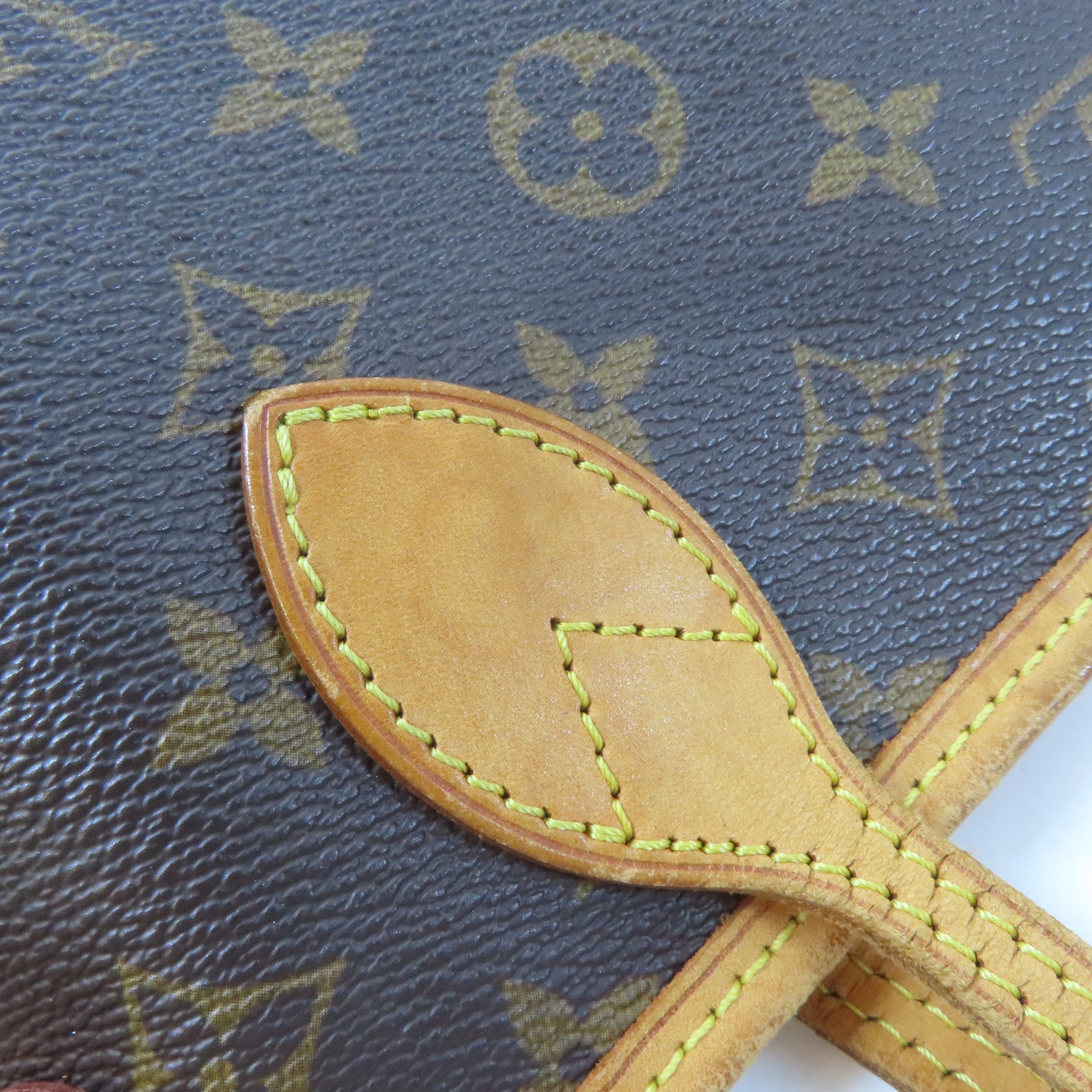 LOUIS VUITTON Monogram Neverfull PM金扣肩背袋啡色