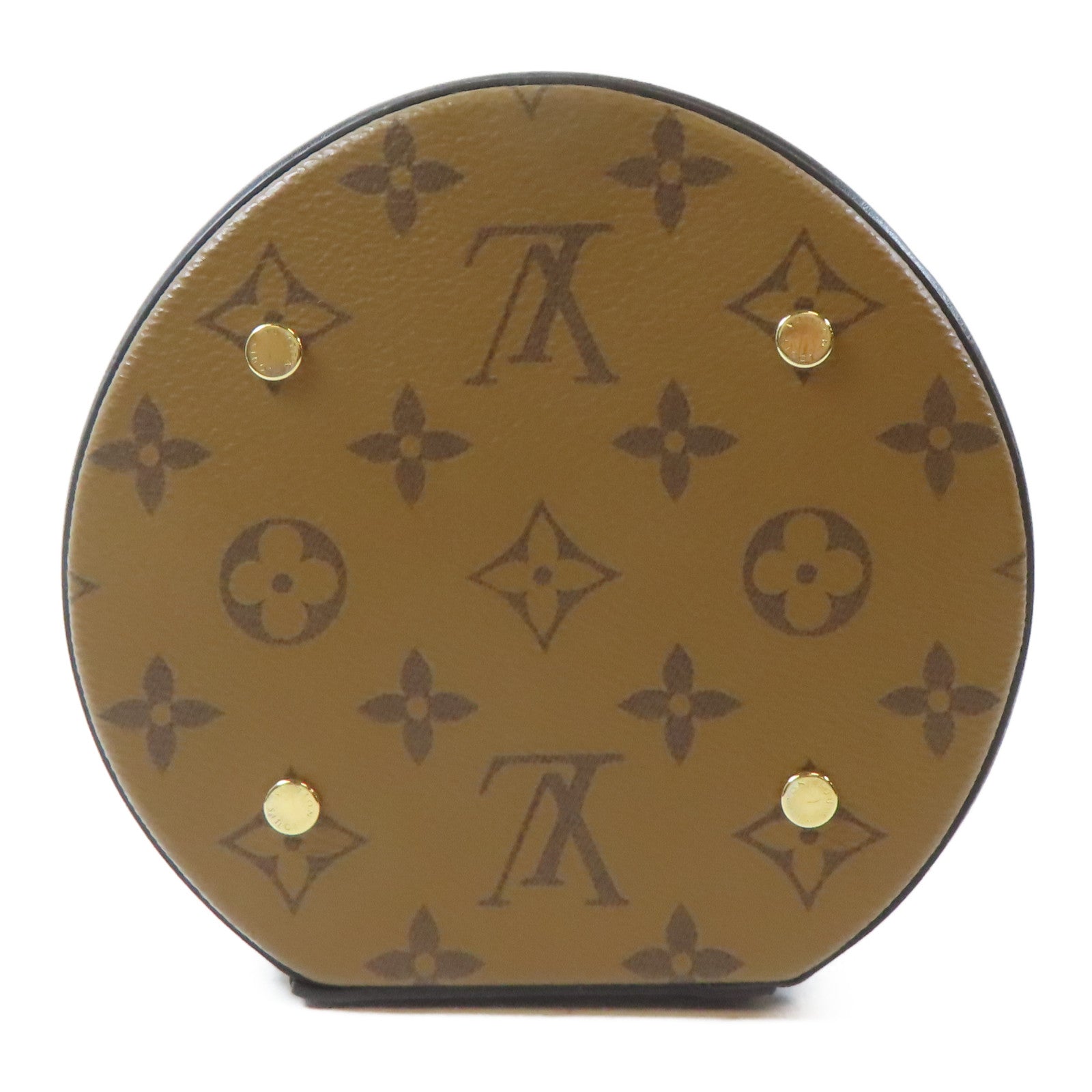 LOUIS VUITTON 【激減優惠】Monogram Reverse Cannes金扣手挽肩背兩用袋啡色