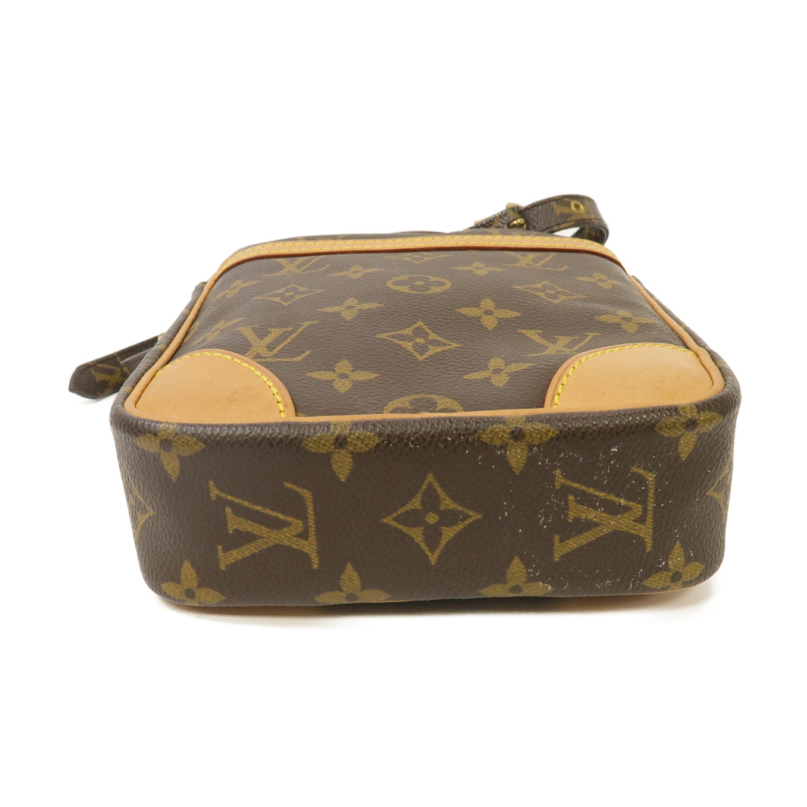 LOUIS VUITTON 【激減優惠】Monogram Danube金扣肩背袋棕色