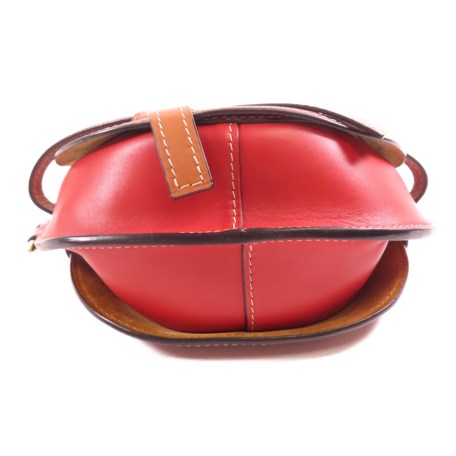 LOEWE 牛皮皮革Gate Bag金扣肩背袋