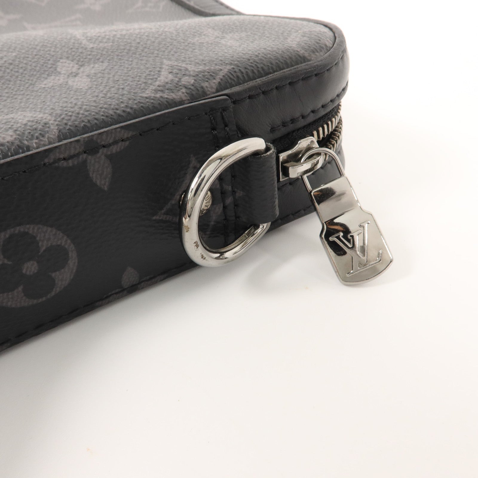LOUIS VUITTON Monogram Eclipse Reverse Trio Messenger肩背袋
