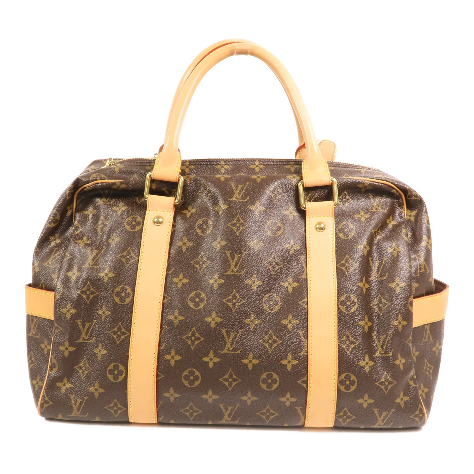 LOUIS VUITTON Monogram CarryAll金扣手挽袋