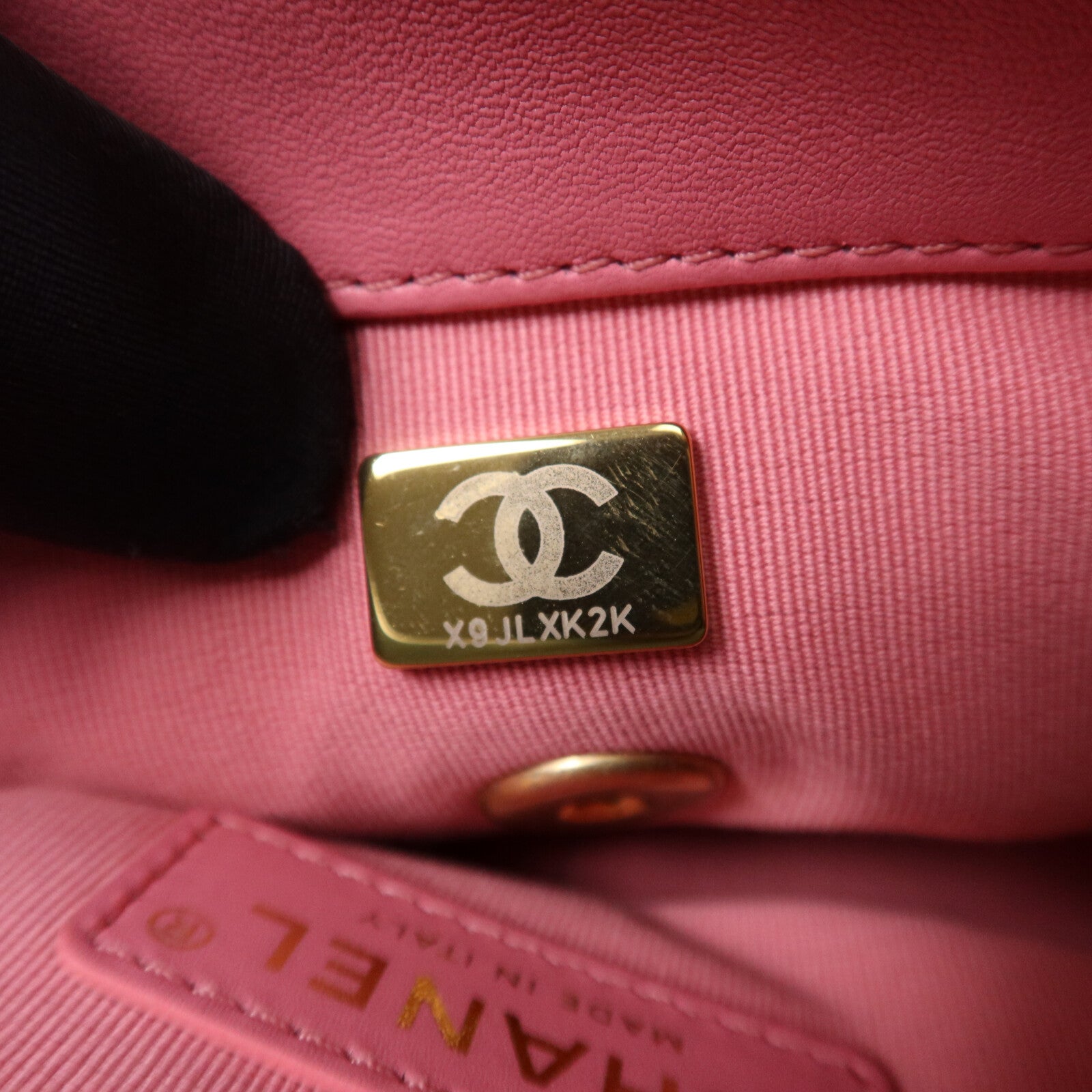 CHANEL 羊皮皮革Colourblock Mini Bag肩背袋