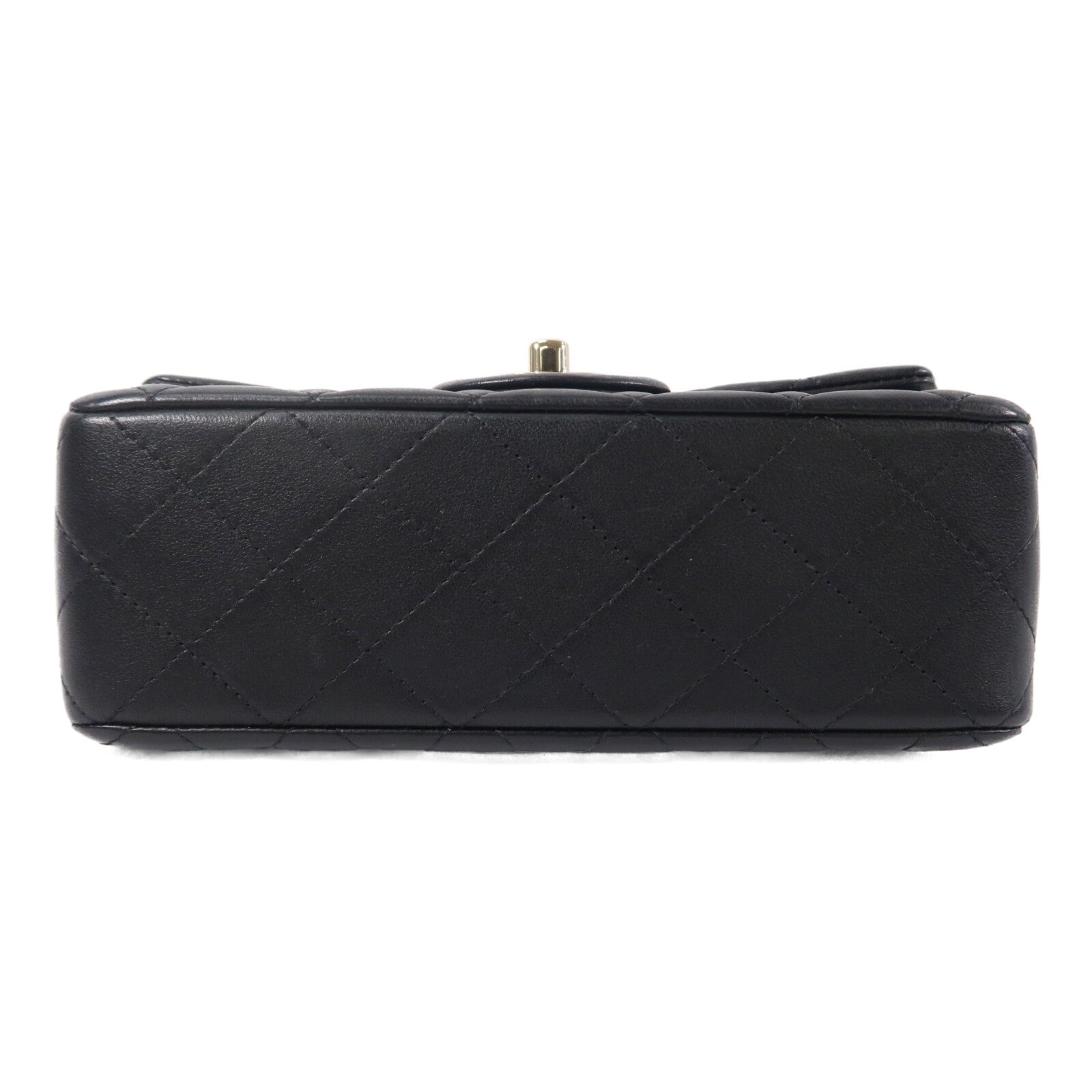 CHANEL 羊皮皮革Handle Flap 20cm鏈帶手挽肩背兩用袋