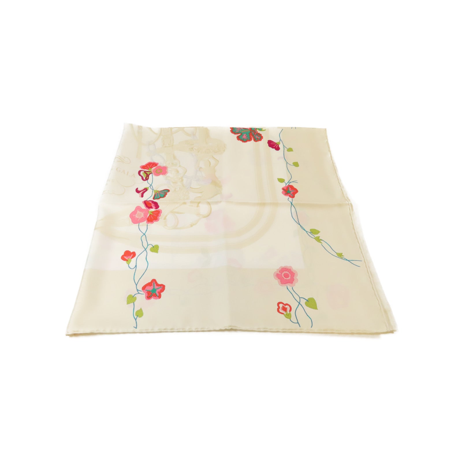 HERMES 【激減優惠】絲質Scarf絲巾米色/粉紅色/紅色/綠色