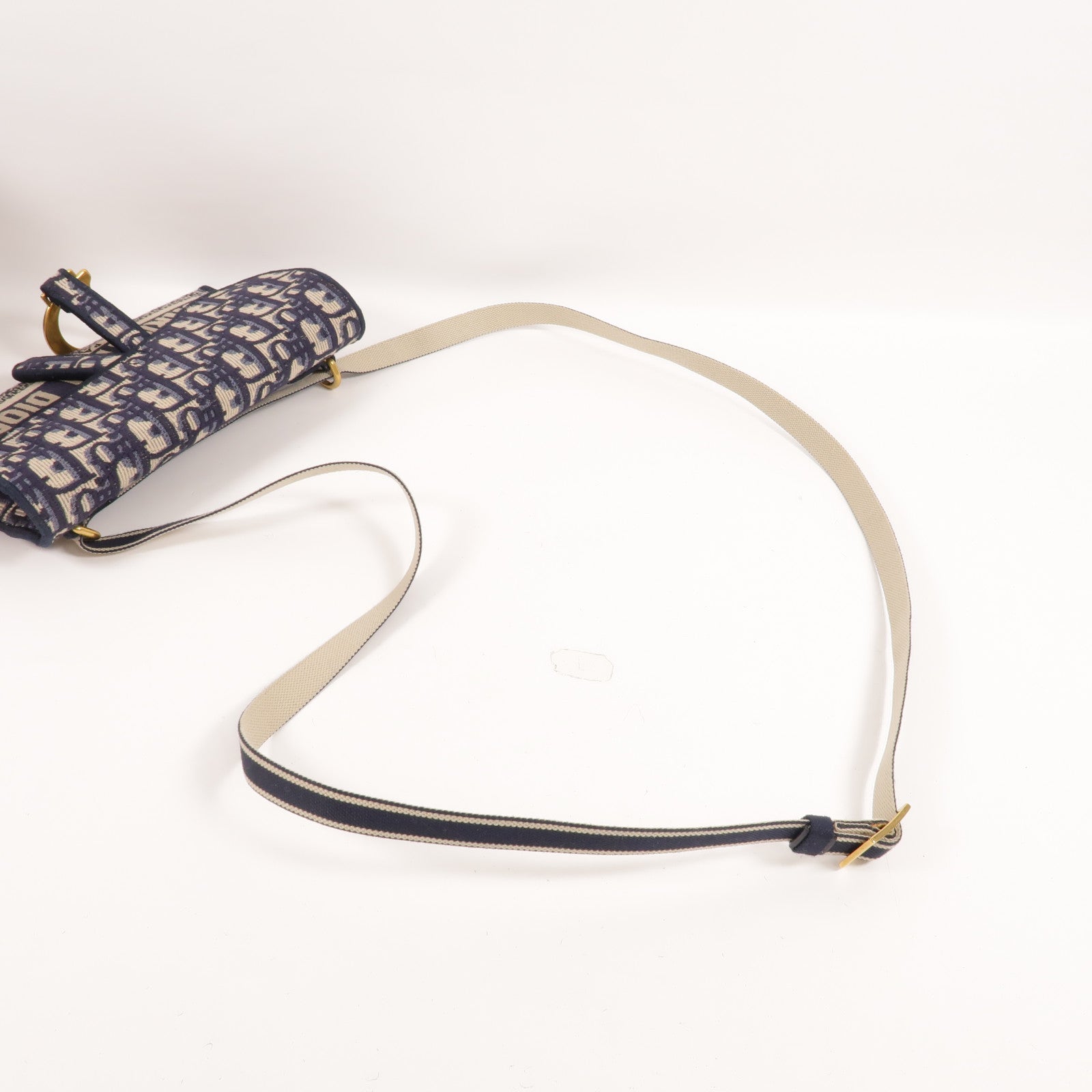 Dior 帆布Saddle Pouch腰包